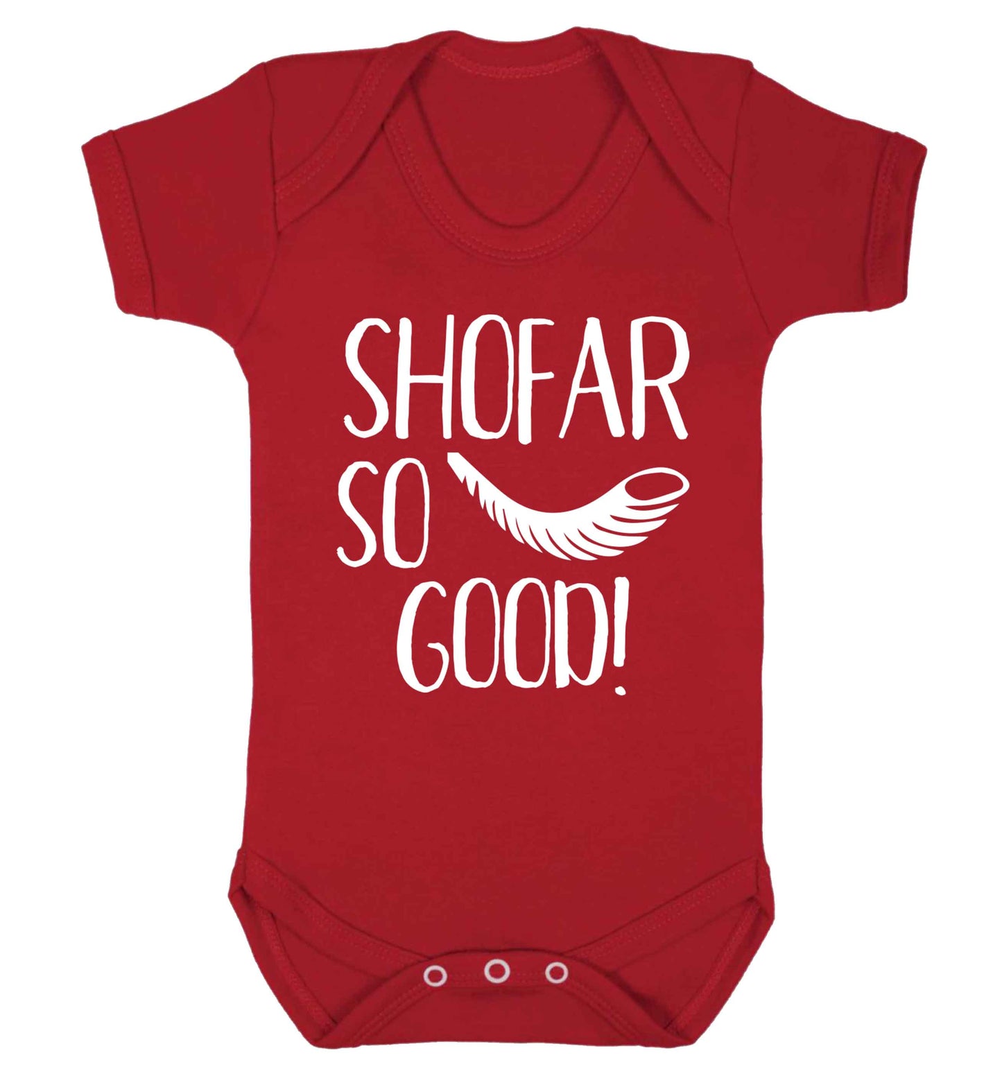 Shofar so good! Baby Vest red 18-24 months