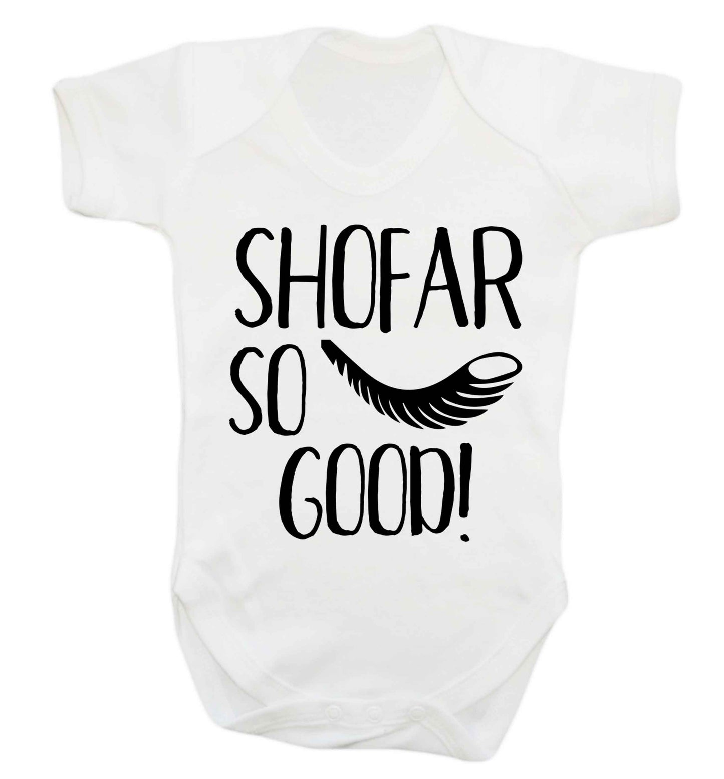 Shofar so good! Baby Vest white 18-24 months
