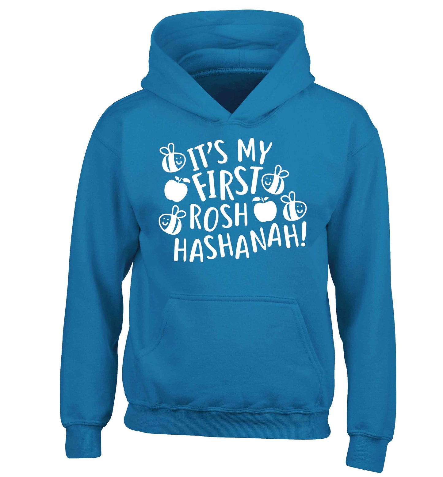 Its my first rosh hashanah children's blue hoodie 12-13 Years