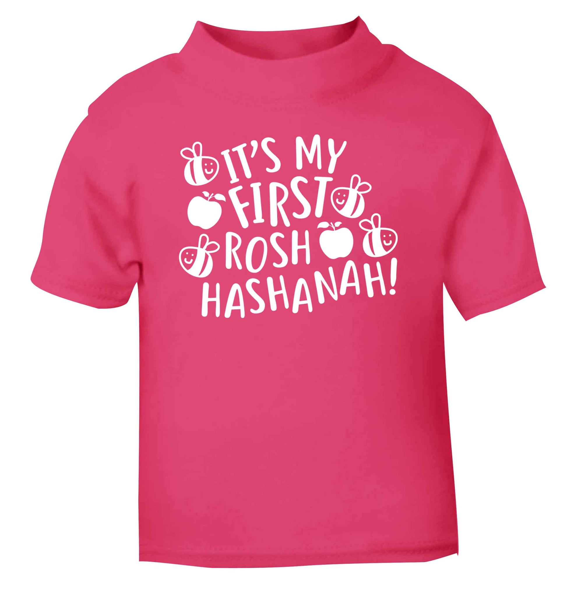 Its my first rosh hashanah pink Baby Toddler Tshirt 2 Years