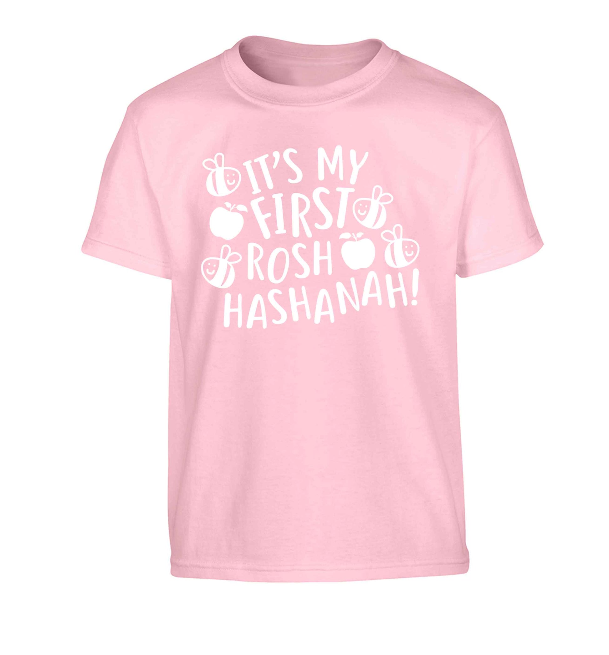 Its my first rosh hashanah Children's light pink Tshirt 12-13 Years