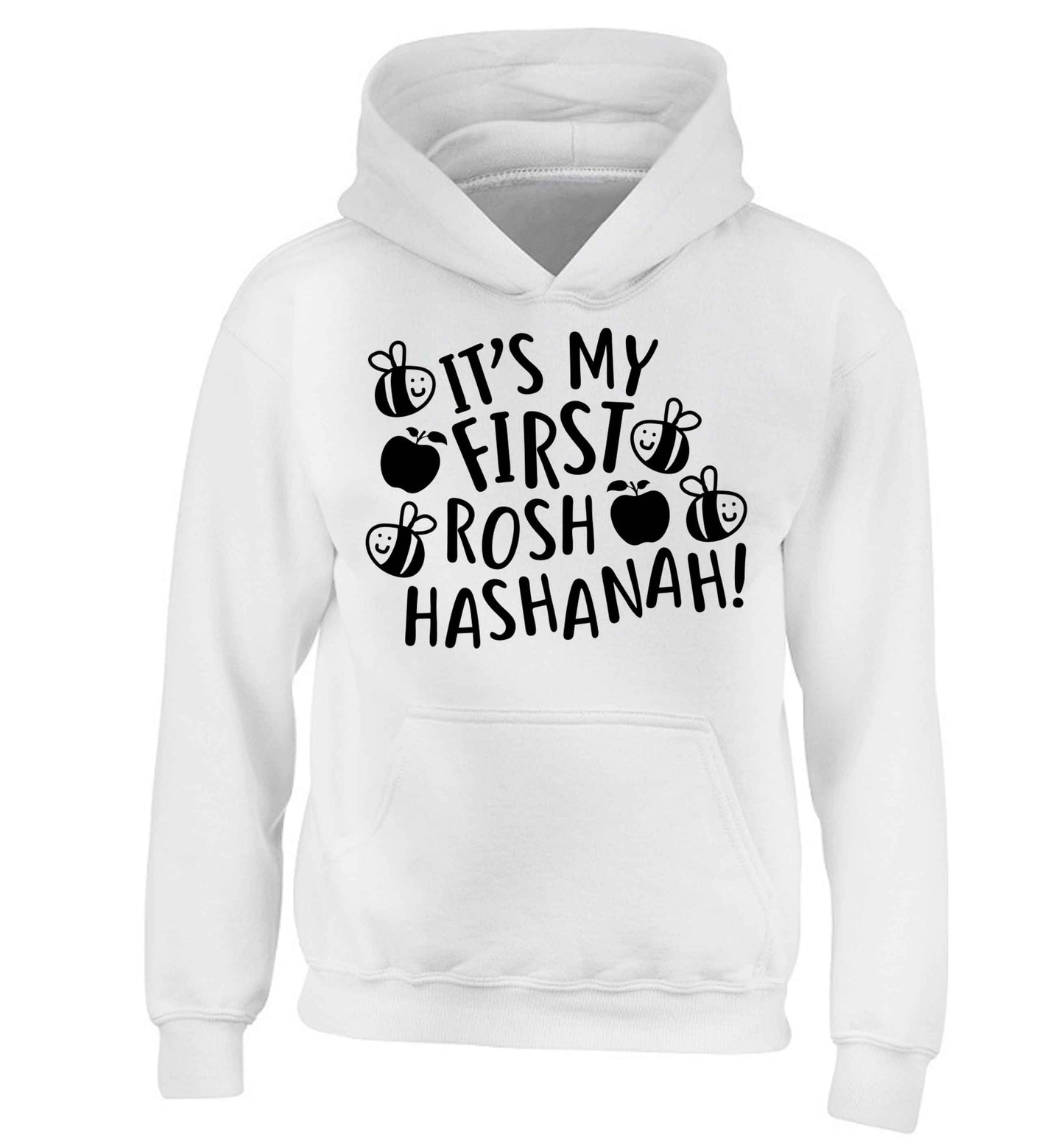 Its my first rosh hashanah children's white hoodie 12-13 Years