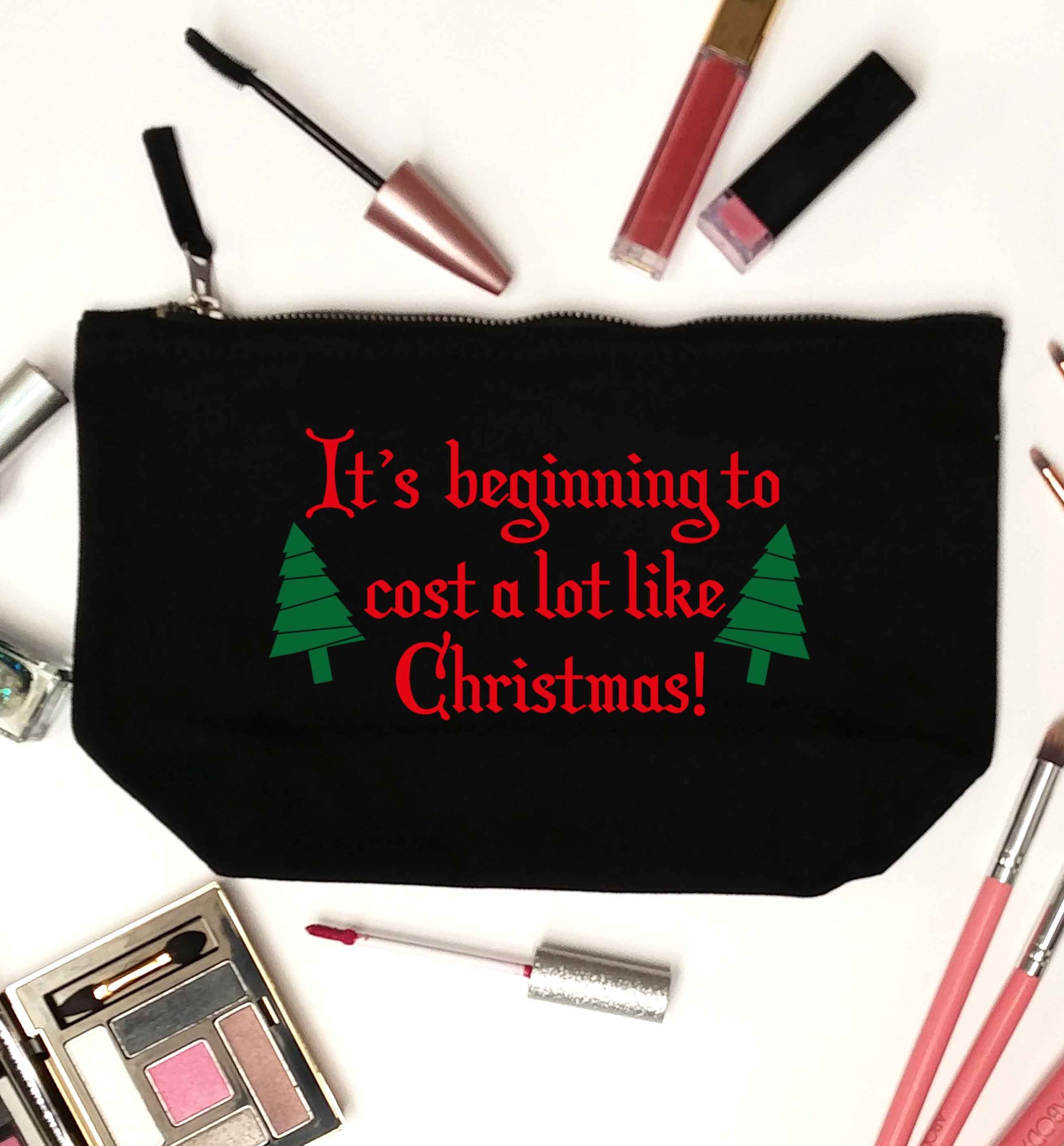 It's beginning to cost a lot like Christmas black makeup bag