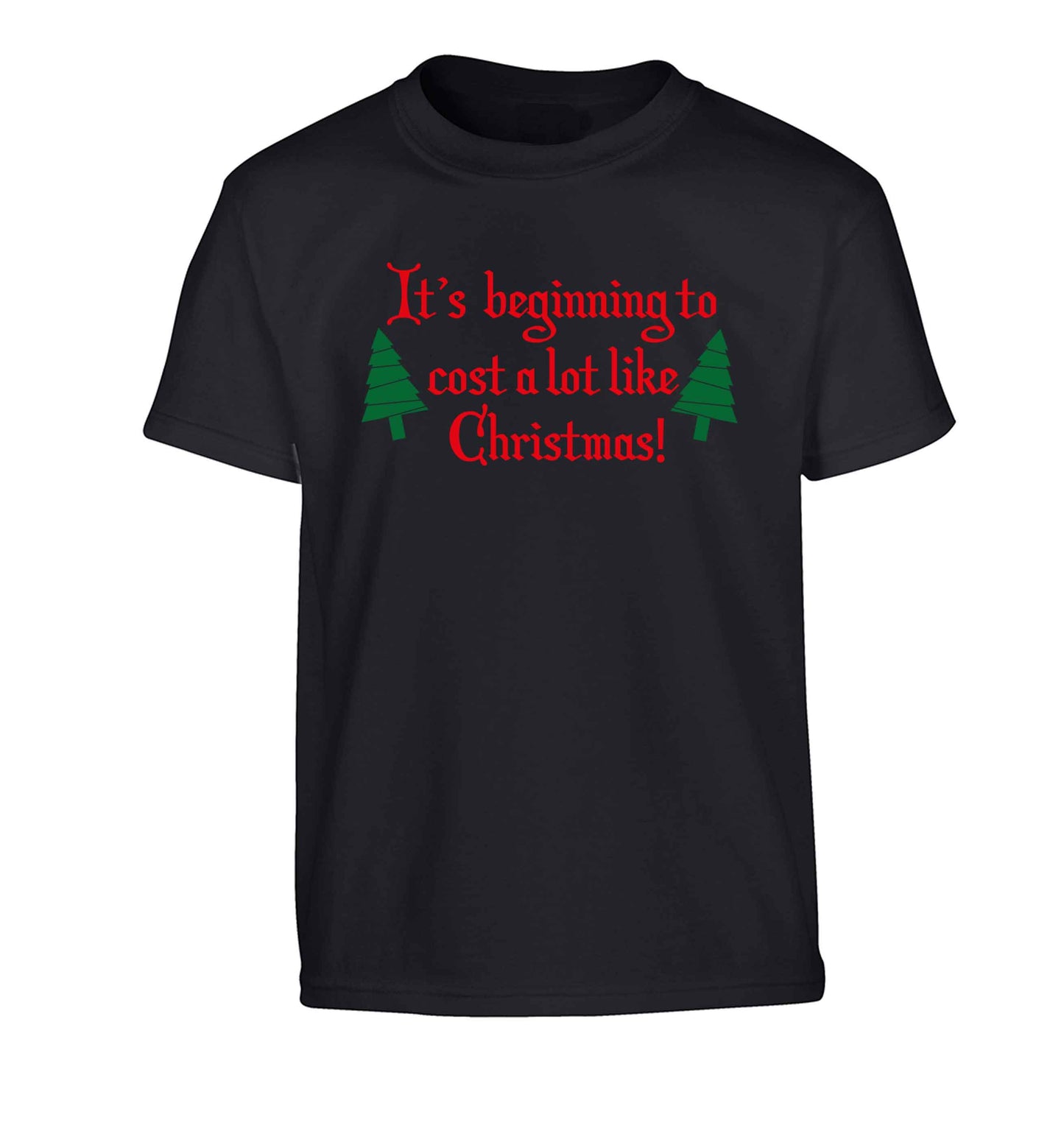It's beginning to cost a lot like Christmas Children's black Tshirt 12-13 Years