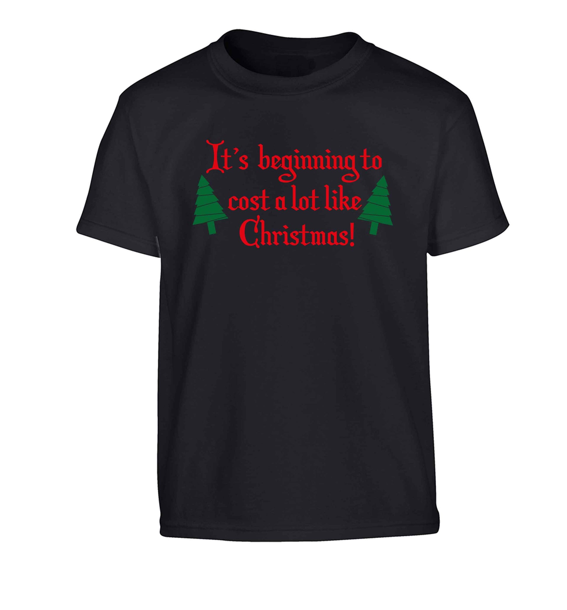 It's beginning to cost a lot like Christmas Children's black Tshirt 12-13 Years
