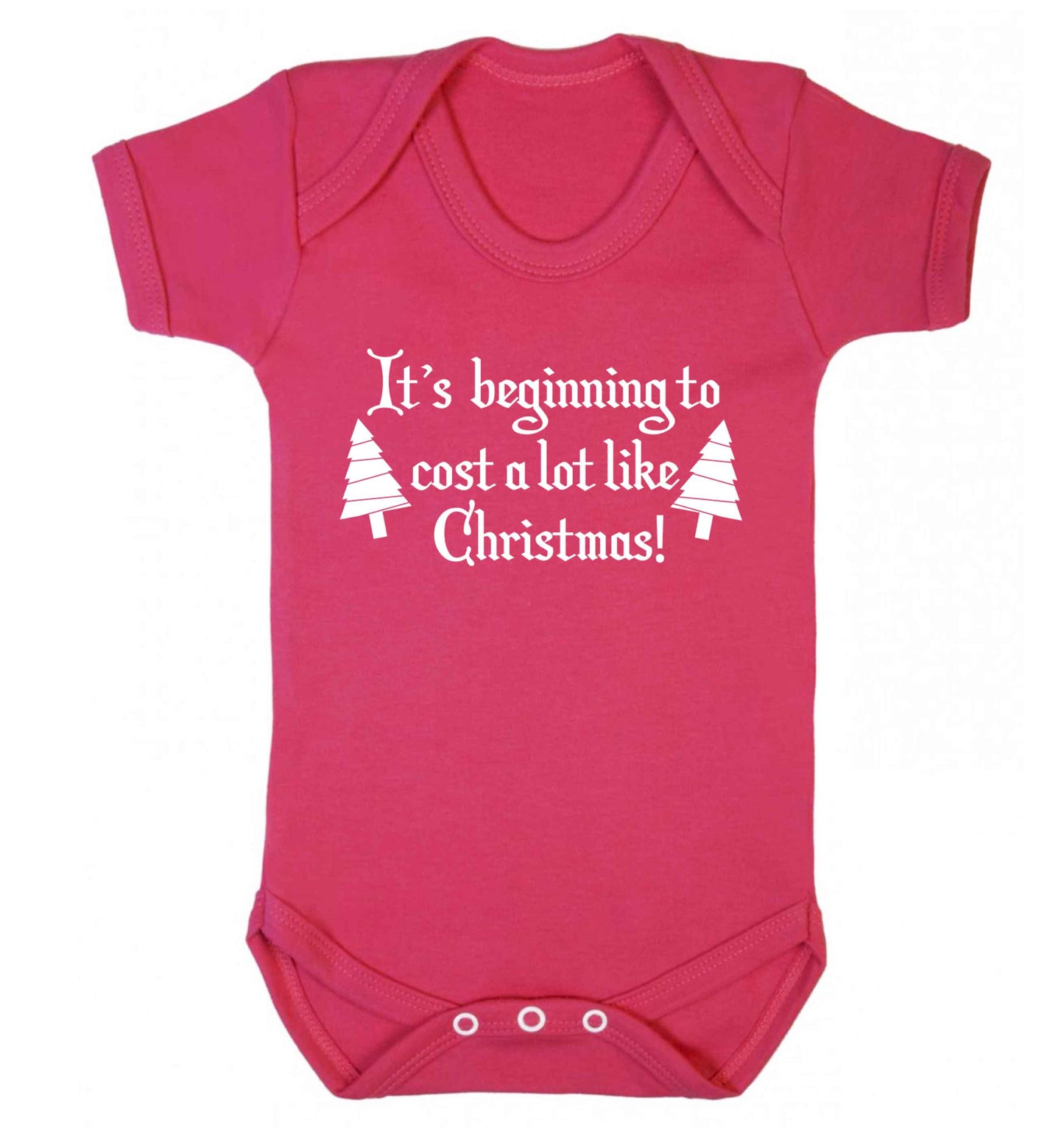 It's beginning to cost a lot like Christmas Baby Vest dark pink 18-24 months