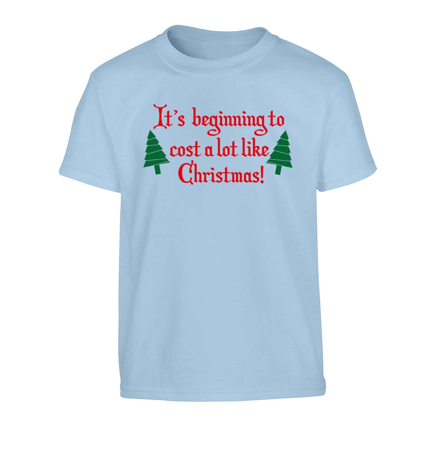 It's beginning to cost a lot like Christmas Children's light blue Tshirt 12-13 Years