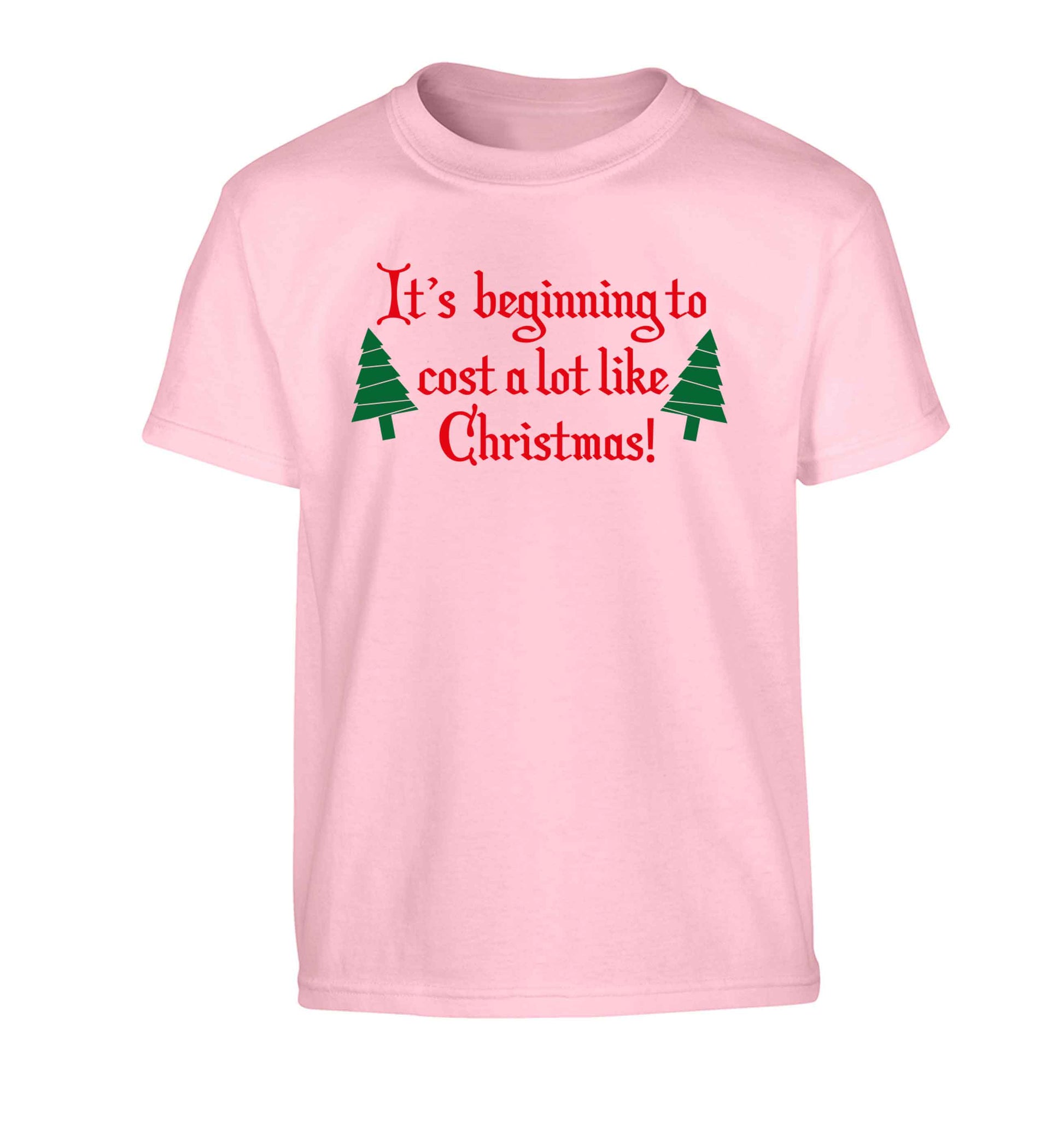 It's beginning to cost a lot like Christmas Children's light pink Tshirt 12-13 Years