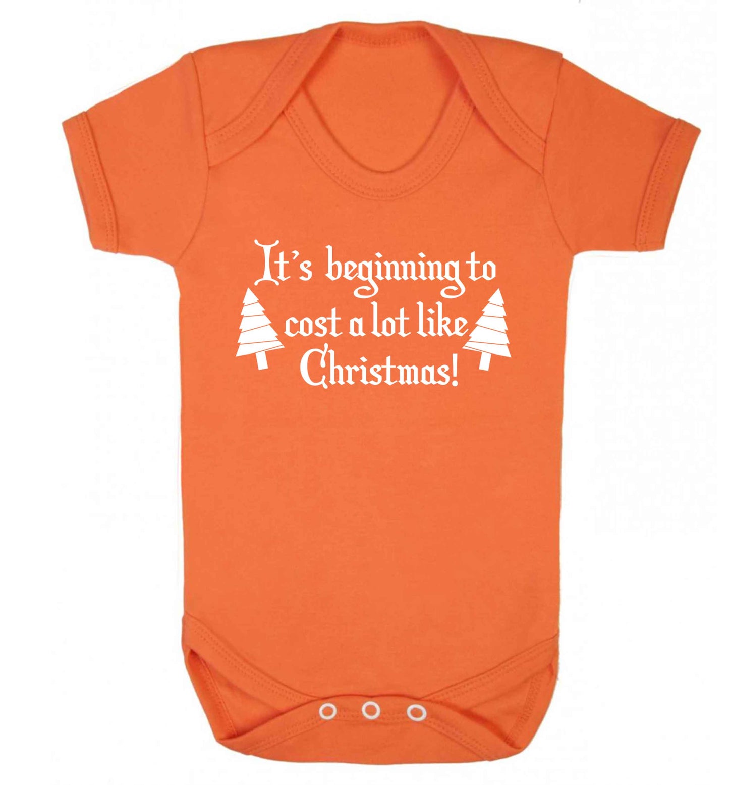 It's beginning to cost a lot like Christmas Baby Vest orange 18-24 months