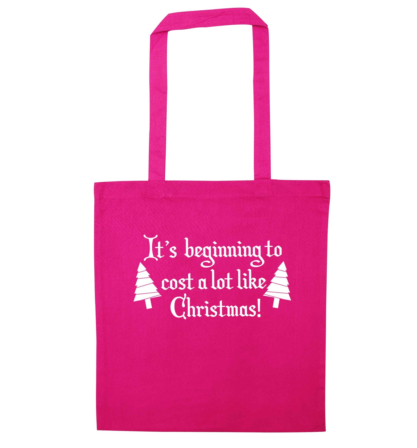 It's beginning to cost a lot like Christmas pink tote bag
