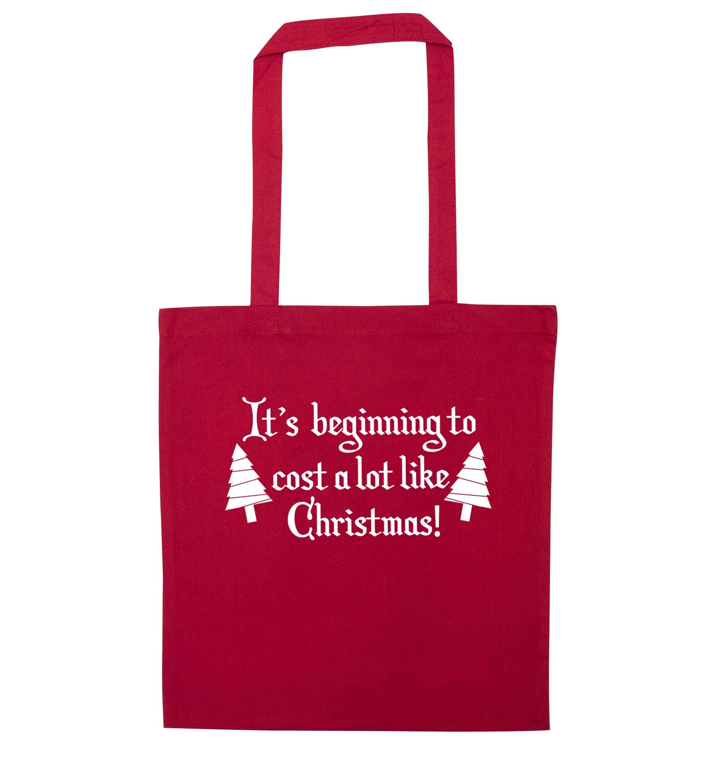 It's beginning to cost a lot like Christmas red tote bag