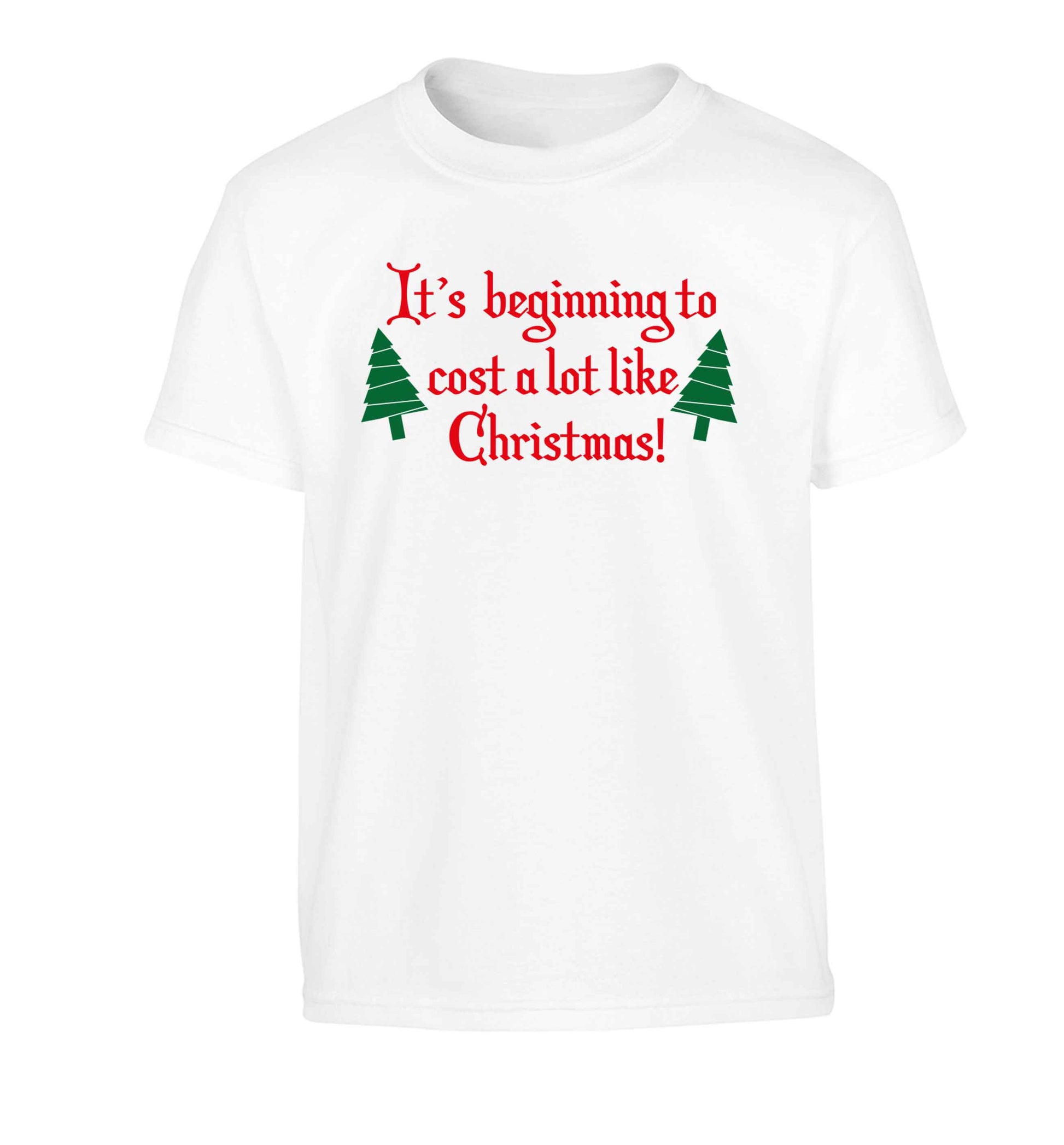 It's beginning to cost a lot like Christmas Children's white Tshirt 12-13 Years