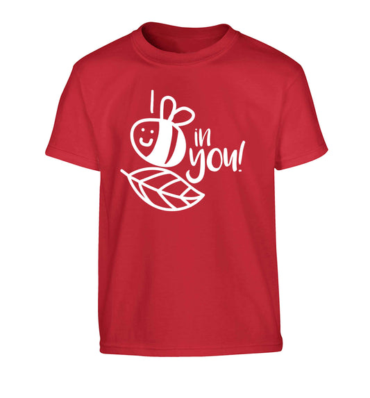 I believe in you Children's red Tshirt 12-13 Years