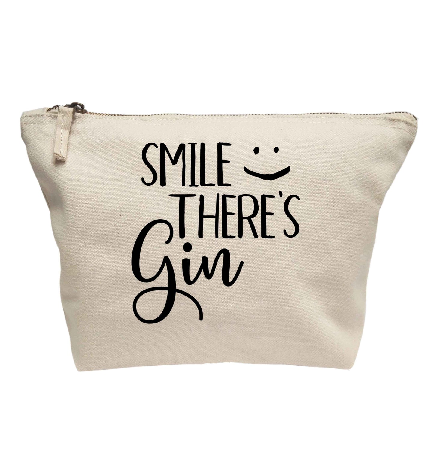 Smile there's gin | makeup / wash bag
