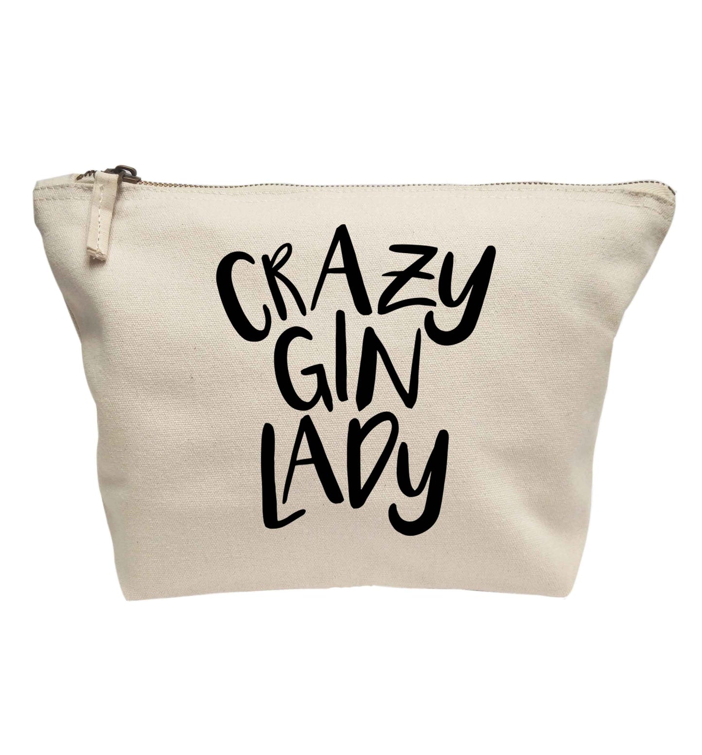Crazy gin lady | makeup / wash bag