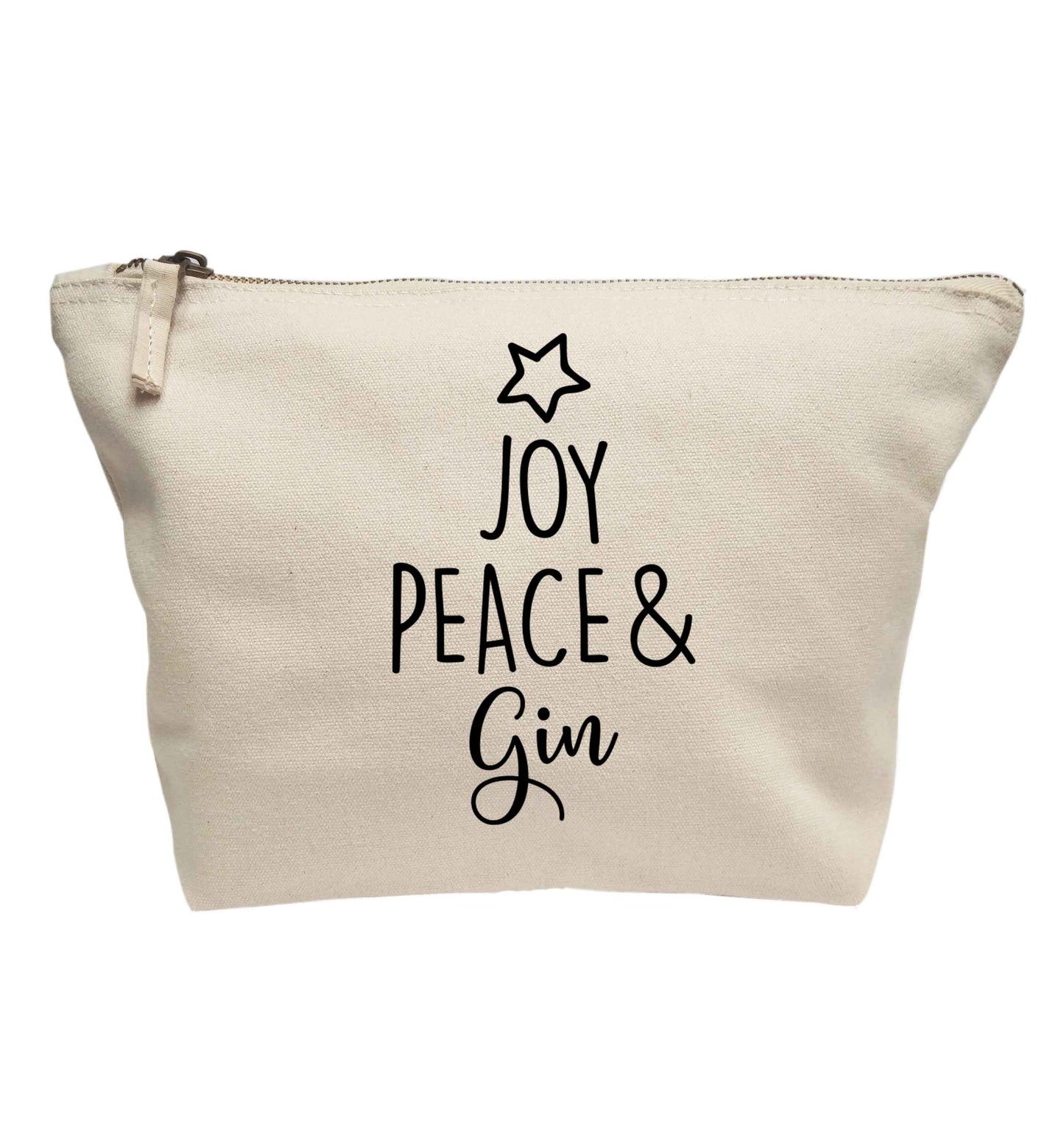 Joy peace and gin | makeup / wash bag
