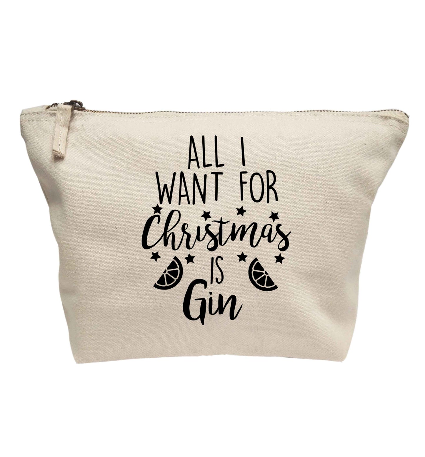 All I want for Christmas is gin | makeup / wash bag