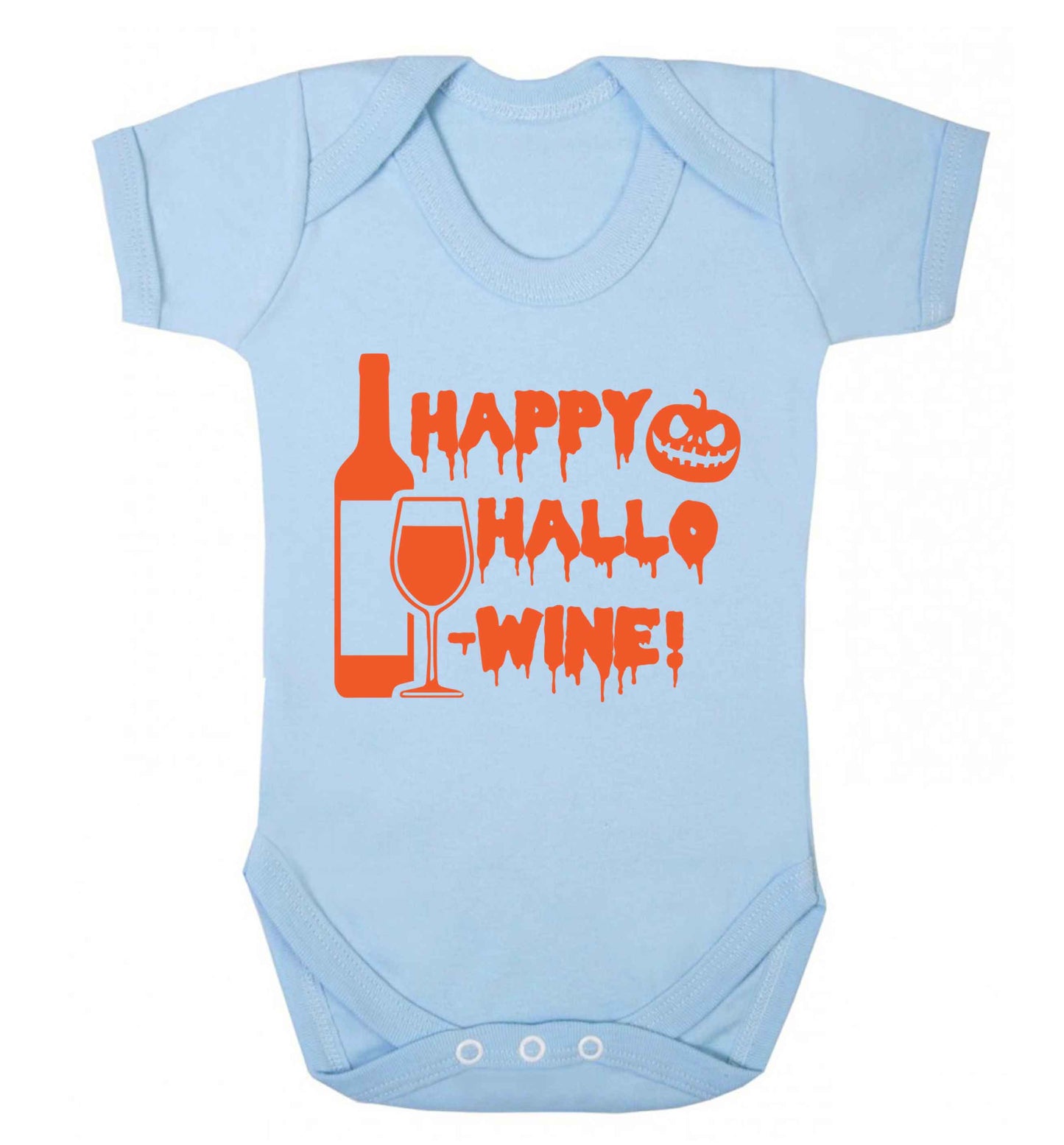 Happy hallow-wine Baby Vest pale blue 18-24 months