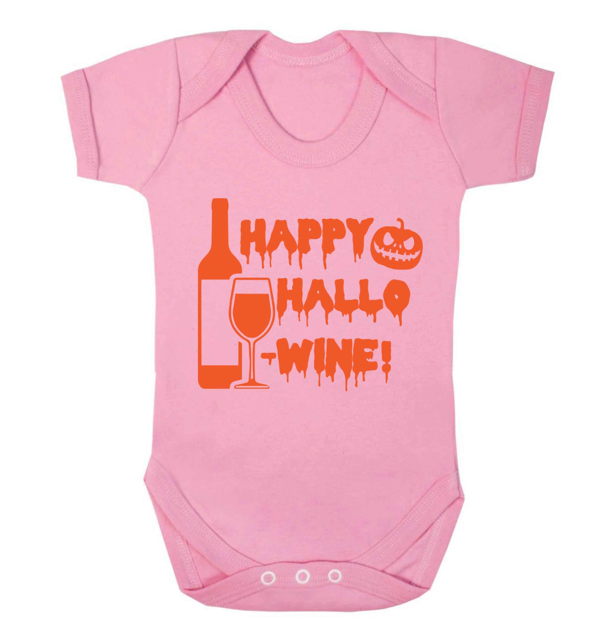 Happy hallow-wine Baby Vest pale pink 18-24 months
