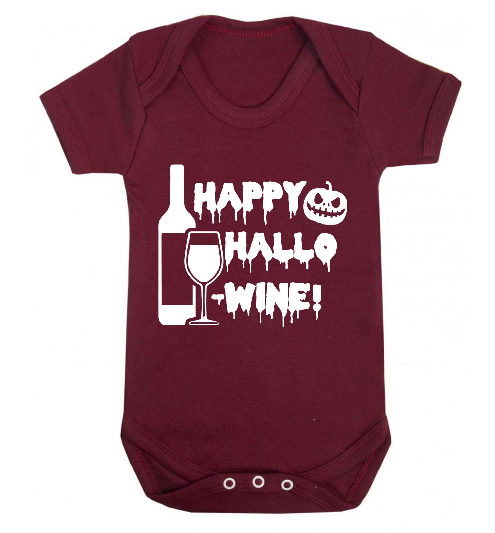 Happy hallow-wine Baby Vest maroon 18-24 months