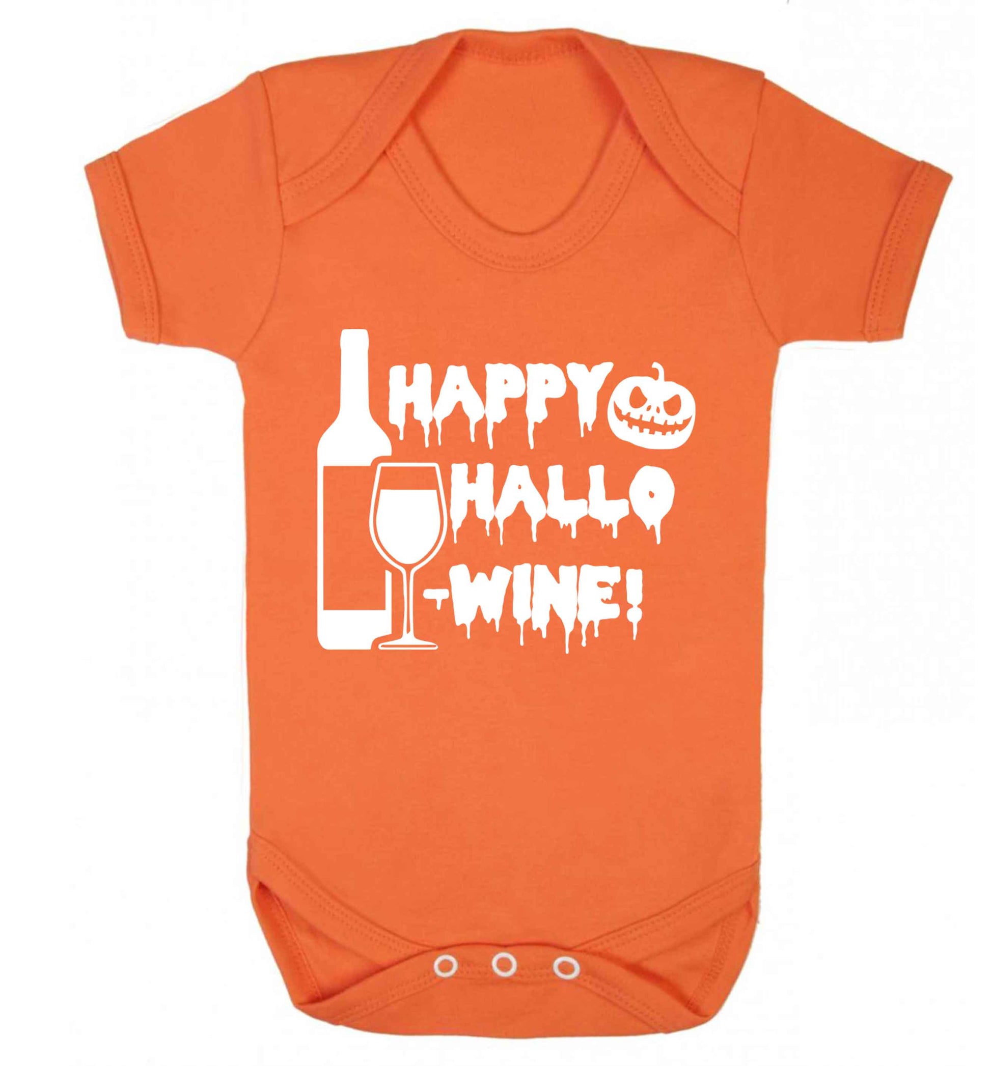 Happy hallow-wine Baby Vest orange 18-24 months