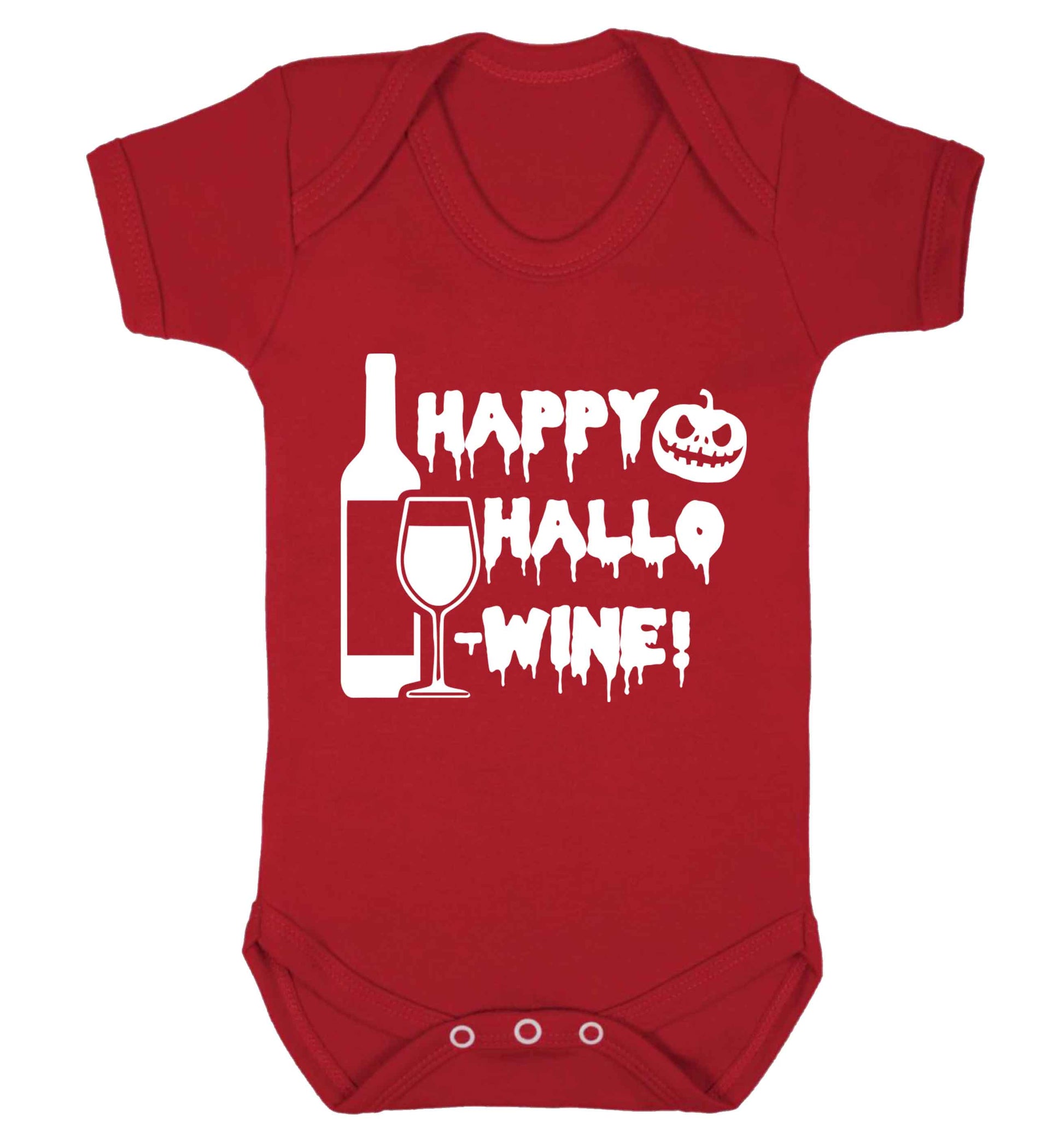Happy hallow-wine Baby Vest red 18-24 months