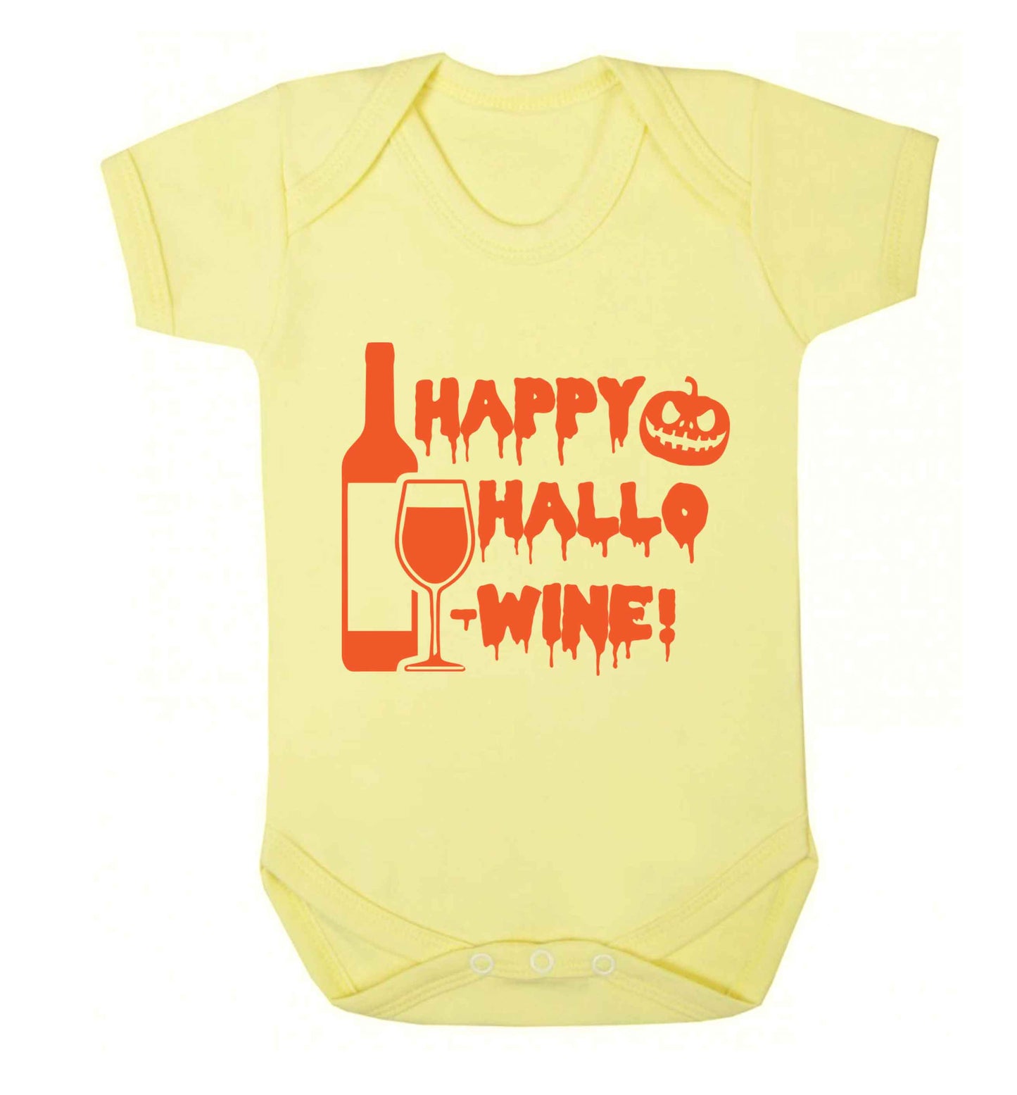 Happy hallow-wine Baby Vest pale yellow 18-24 months