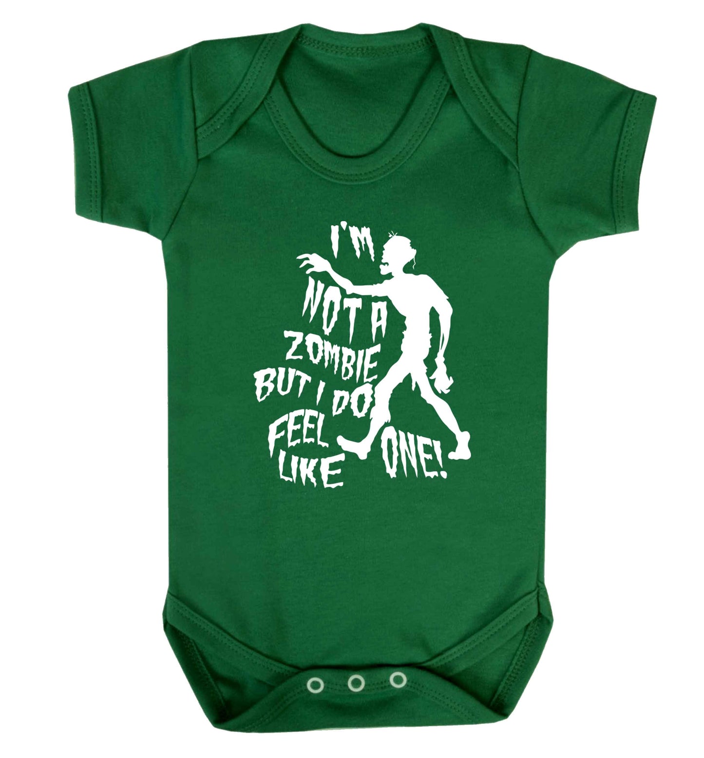 I'm not a zombie but I do feel like one! Baby Vest green 18-24 months