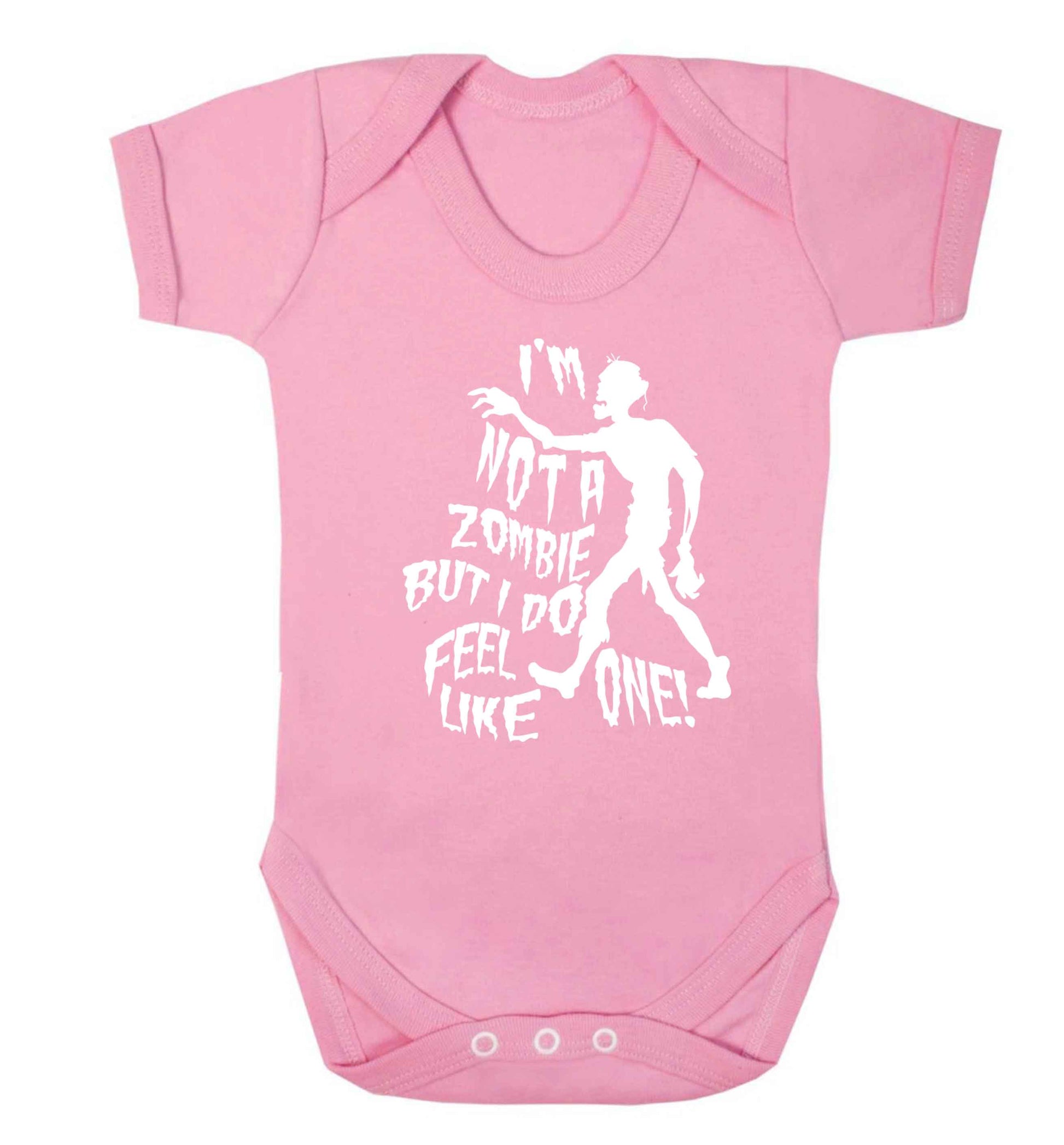 I'm not a zombie but I do feel like one! Baby Vest pale pink 18-24 months