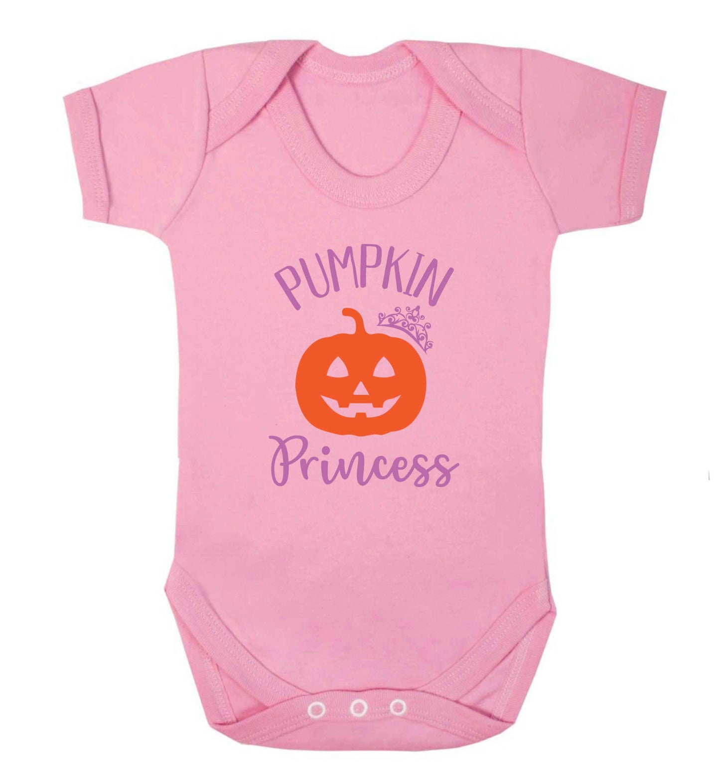 Happiness Pumpkin Spice baby vest pale pink 18-24 months