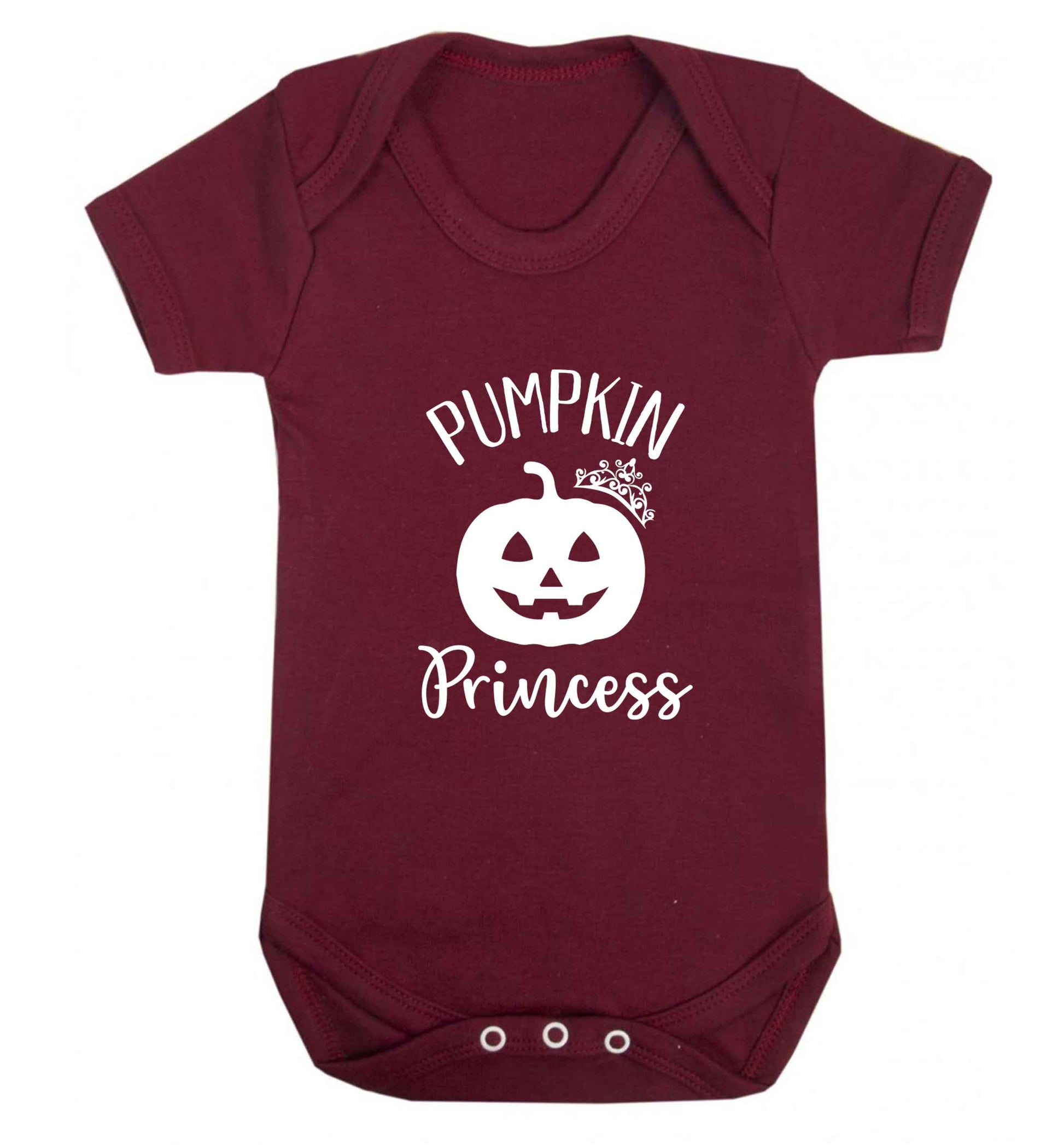 Happiness Pumpkin Spice baby vest maroon 18-24 months