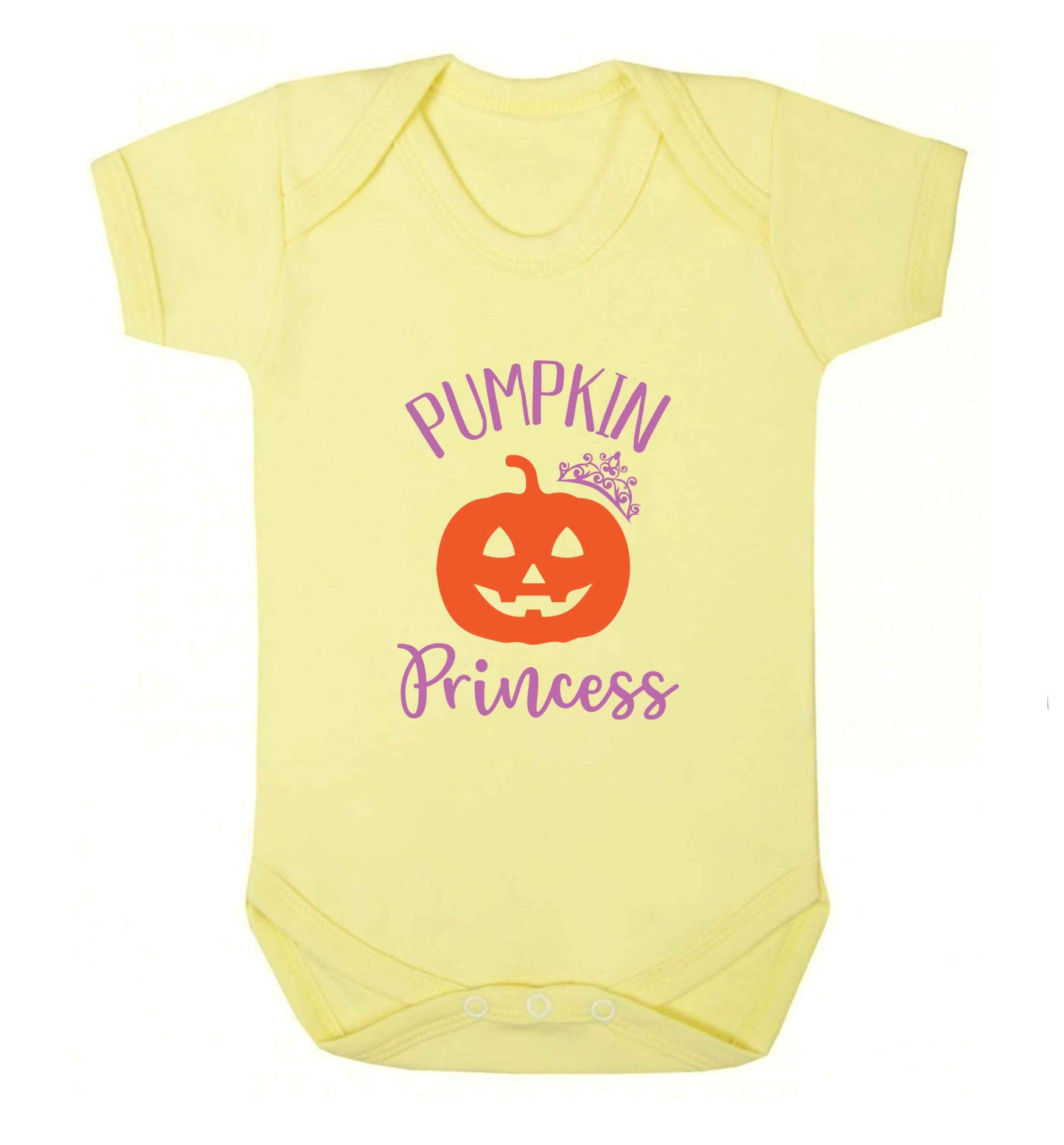 Happiness Pumpkin Spice baby vest pale yellow 18-24 months