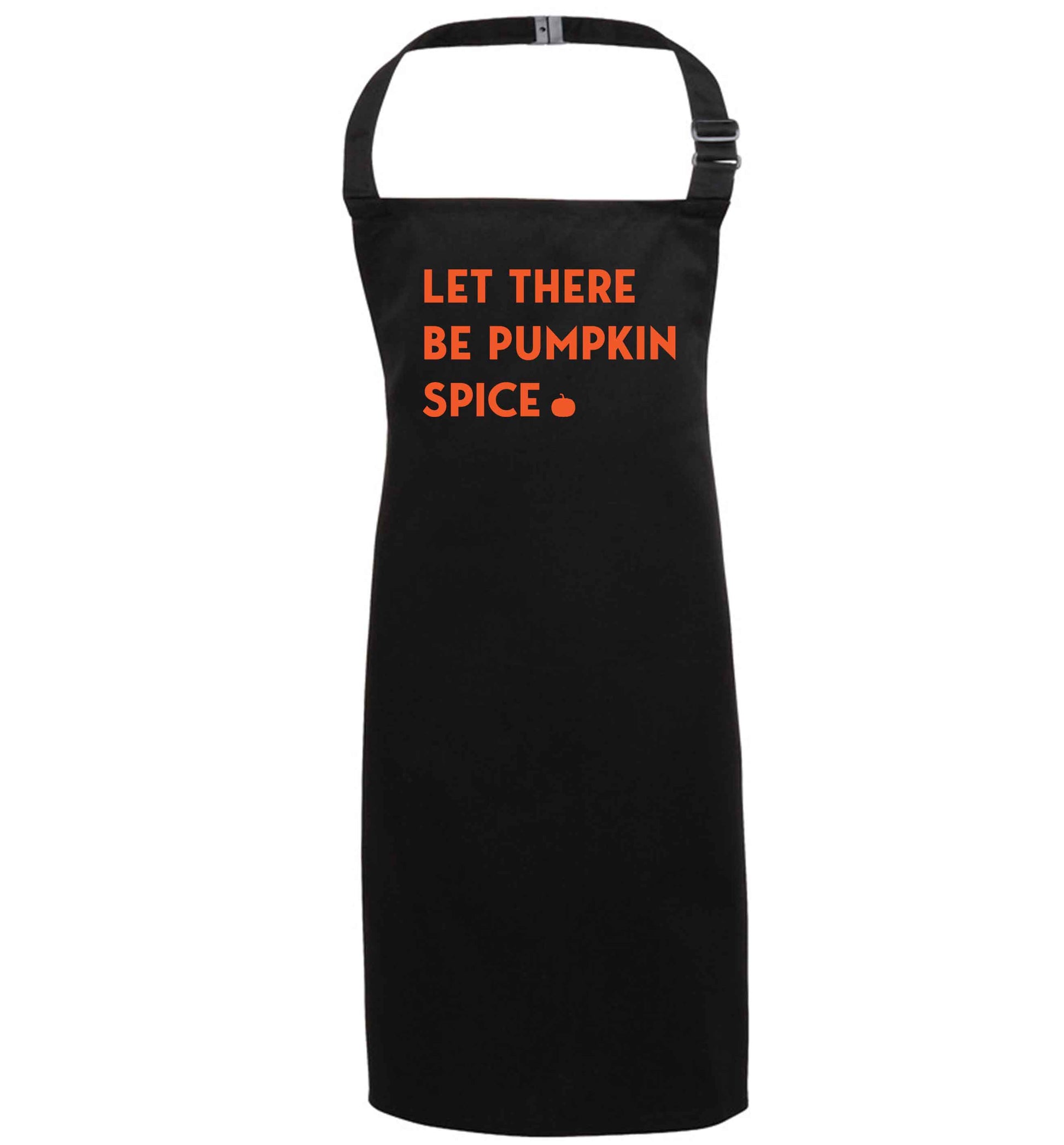 Let Be Pumpkin Spice black apron 7-10 years