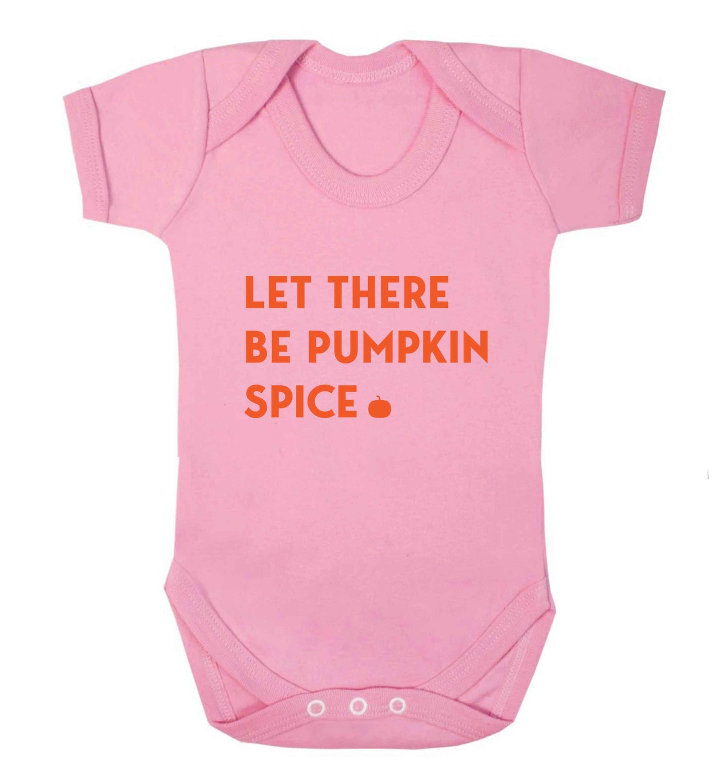 Let Be Pumpkin Spice baby vest pale pink 18-24 months
