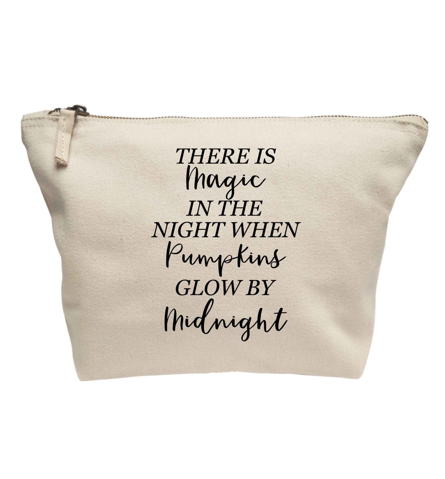 There is magic in the night when pumpkins glow by midnight | Makeup / wash bag