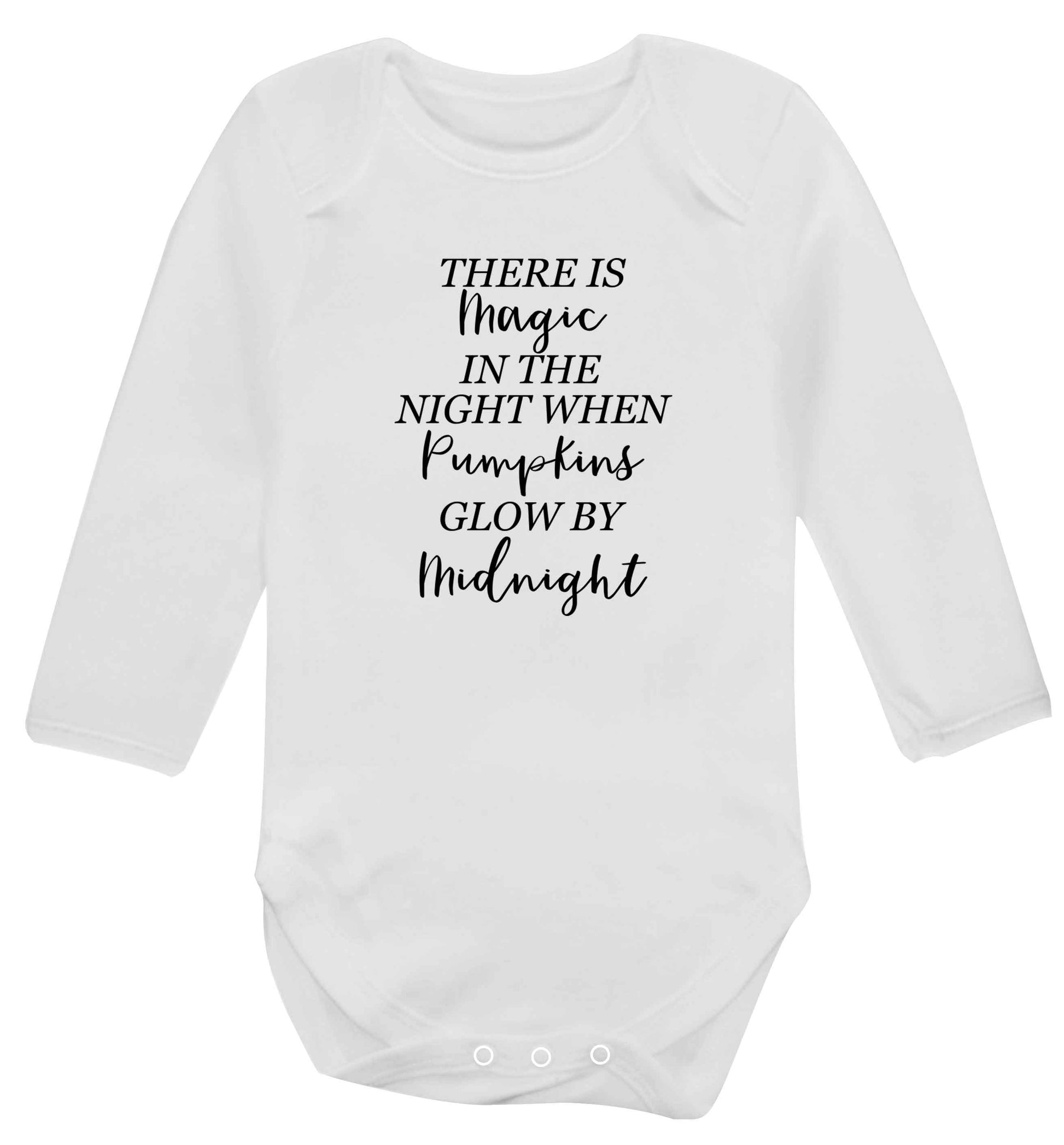 Magic in Night baby vest long sleeved white 6-12 months