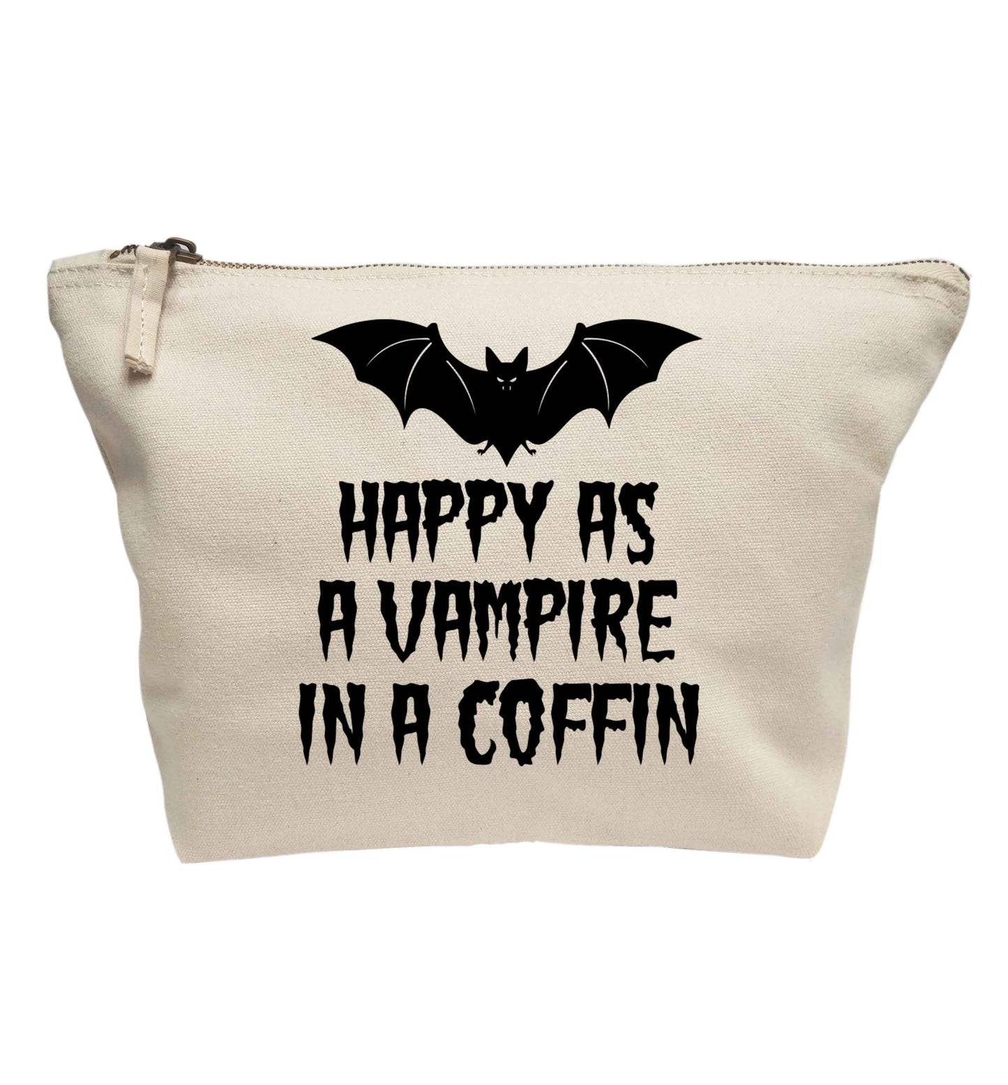 Happy as a vampire in a coffin | makeup / wash bag