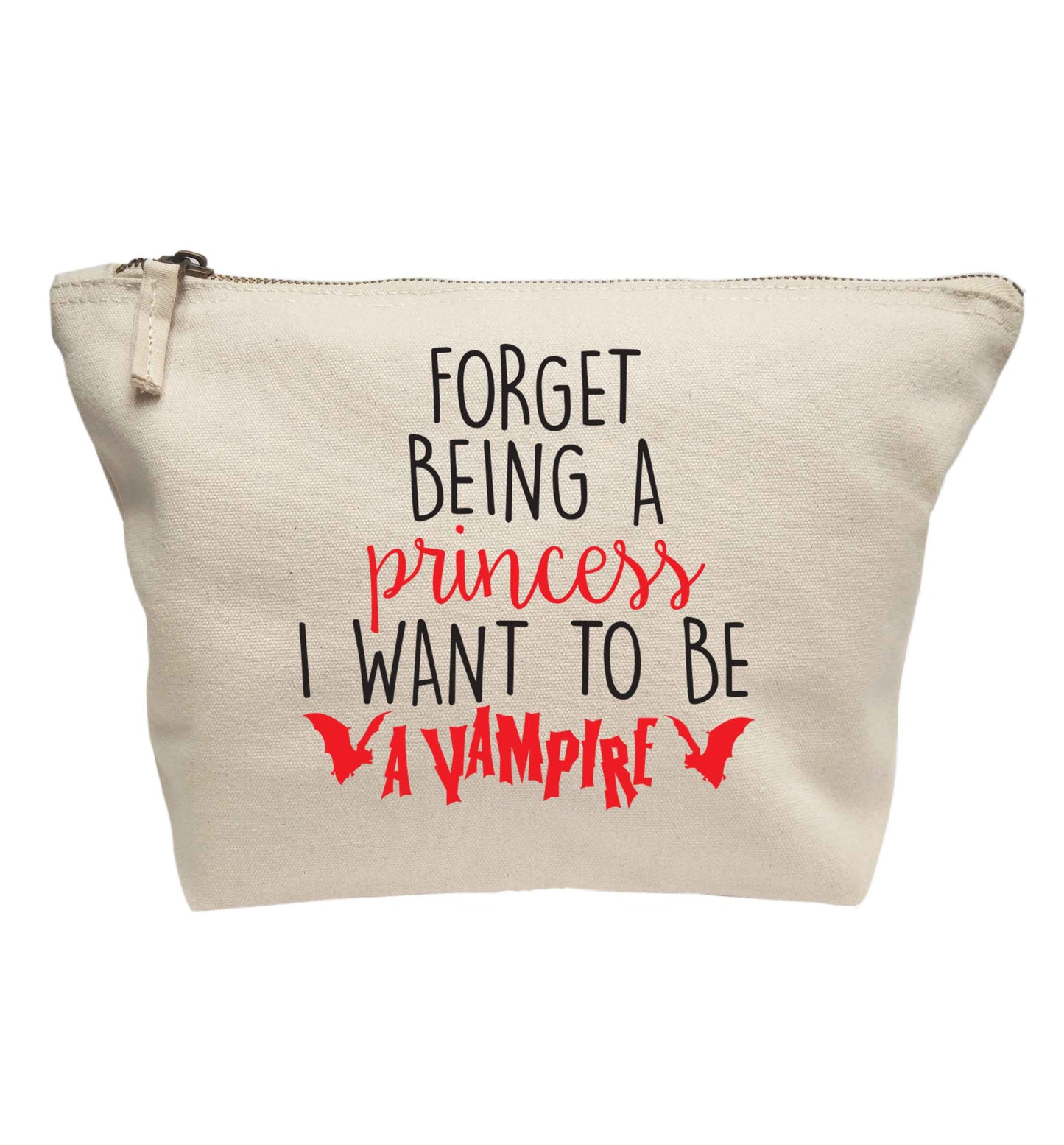 Forget being a princess I want to be a vampire | makeup / wash bag