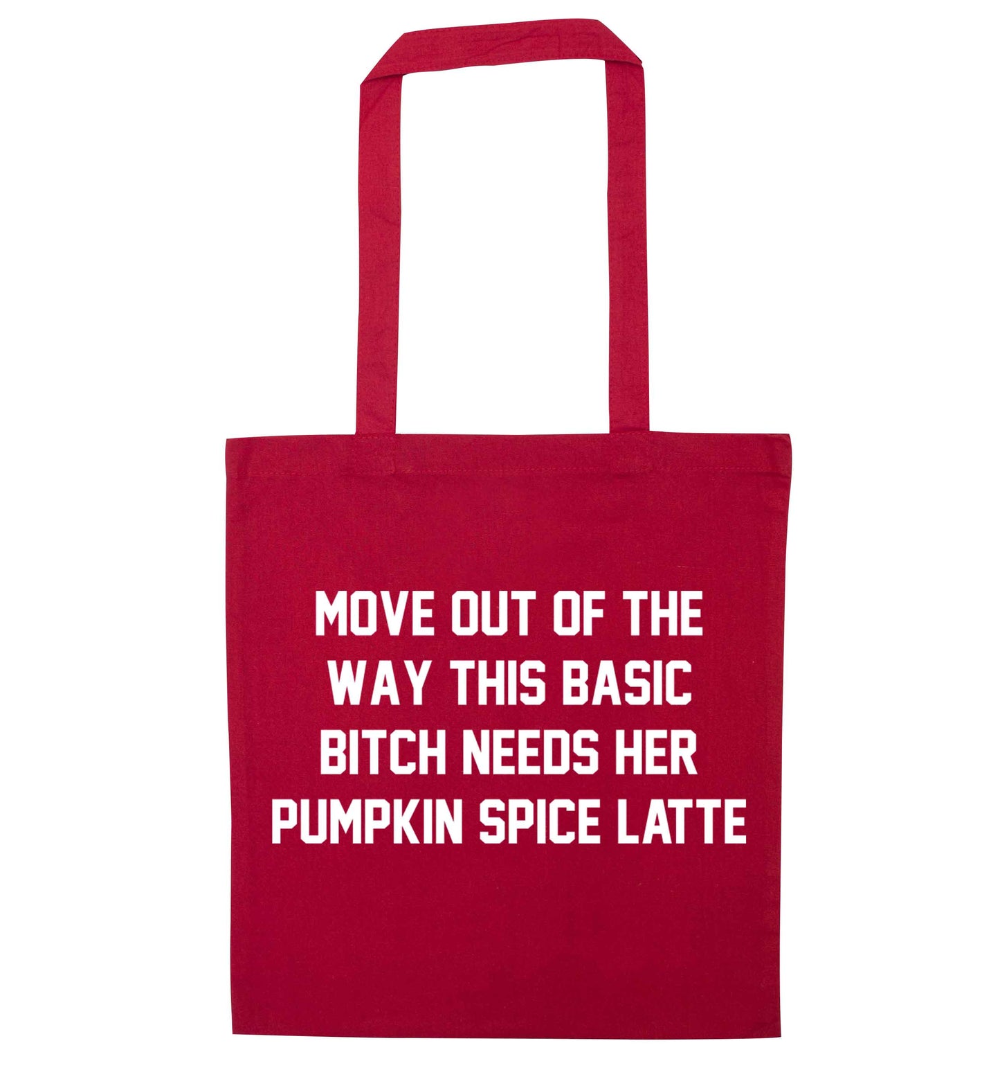 5 a Day Pumpkin Lattes red tote bag
