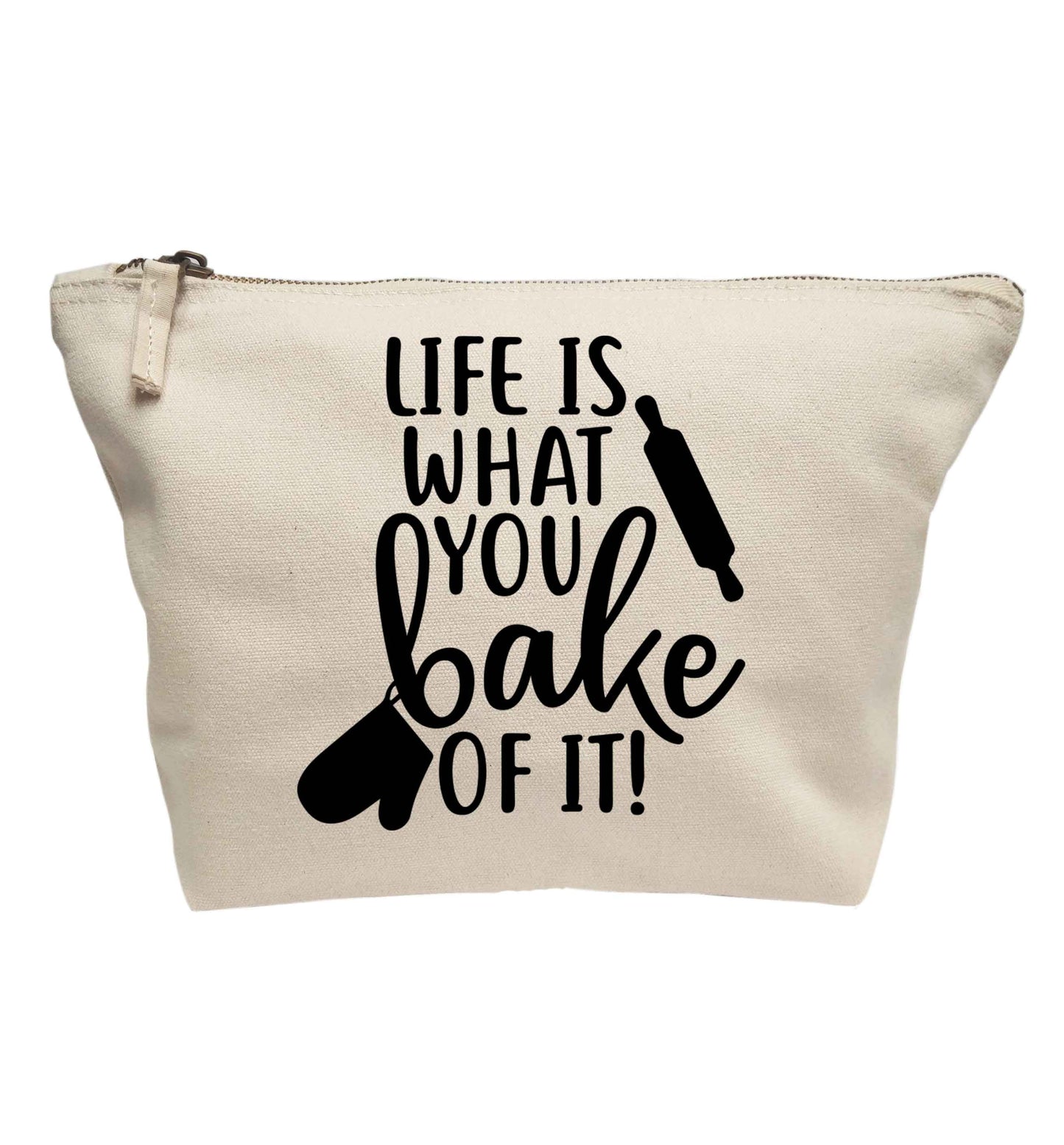 Life is what you bake of it | makeup / wash bag