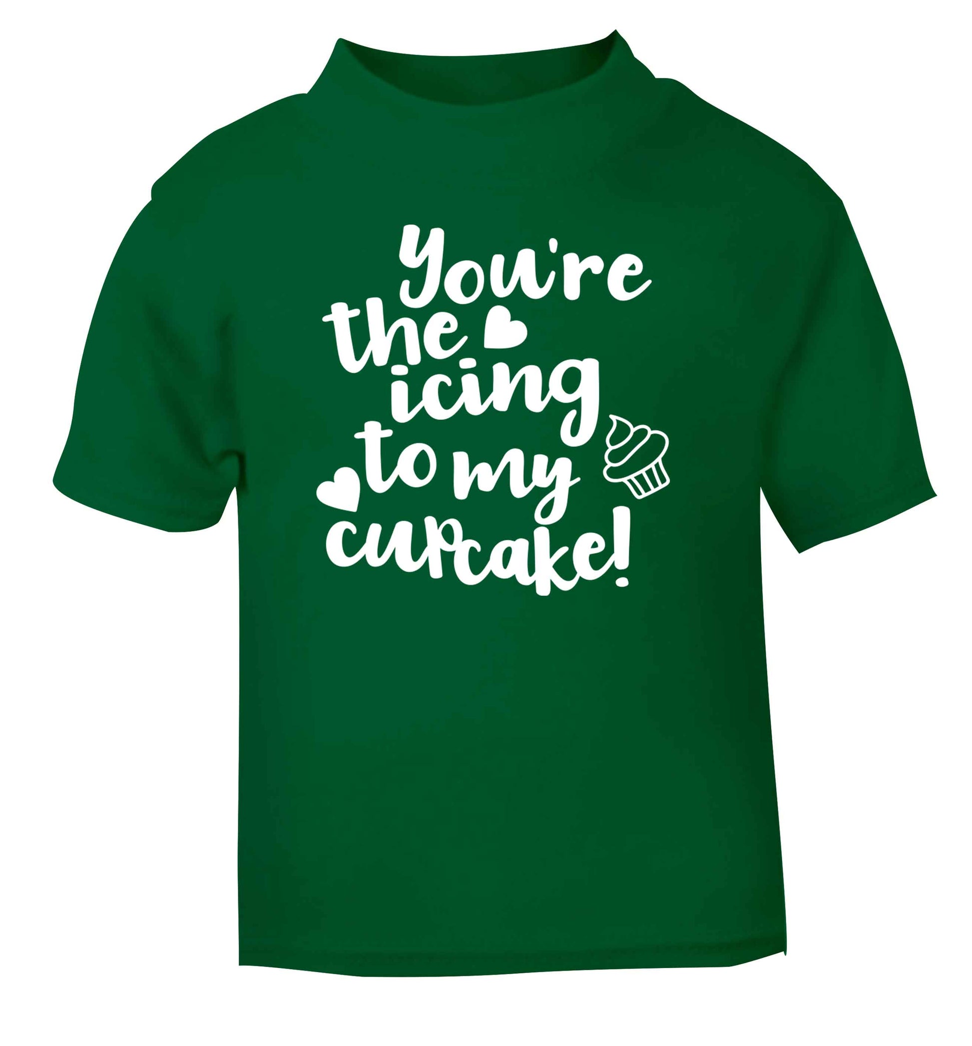 You're the icing to my cupcake green Baby Toddler Tshirt 2 Years