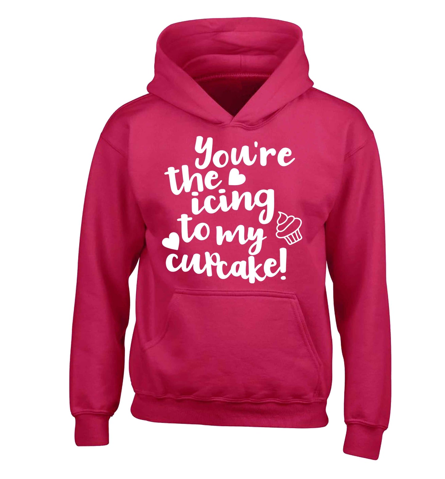 You're the icing to my cupcake children's pink hoodie 12-13 Years