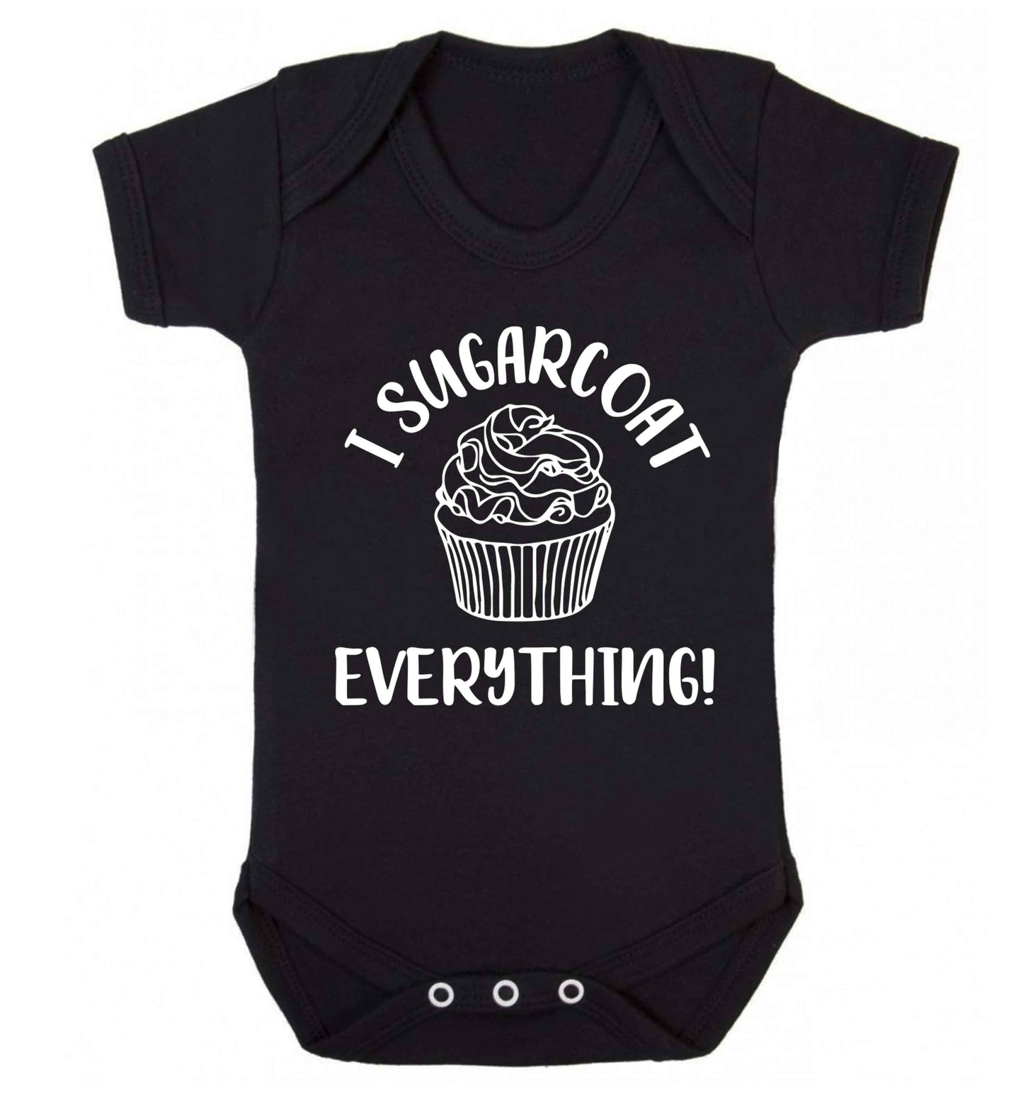 I sugarcoat everything Baby Vest black 18-24 months