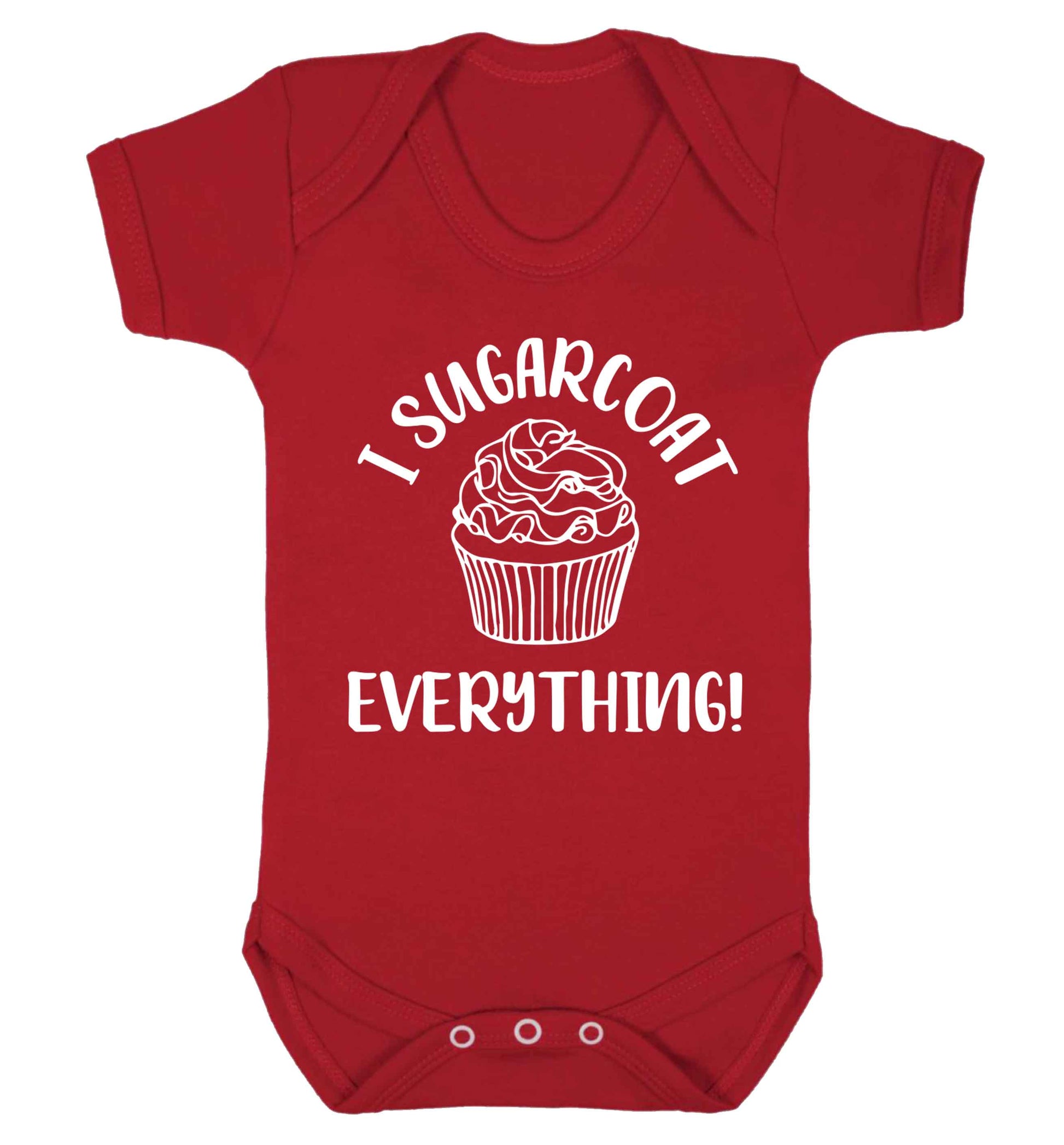 I sugarcoat everything Baby Vest red 18-24 months