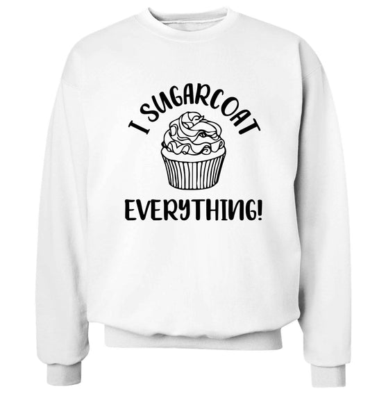 I sugarcoat everything Adult's unisex white Sweater 2XL