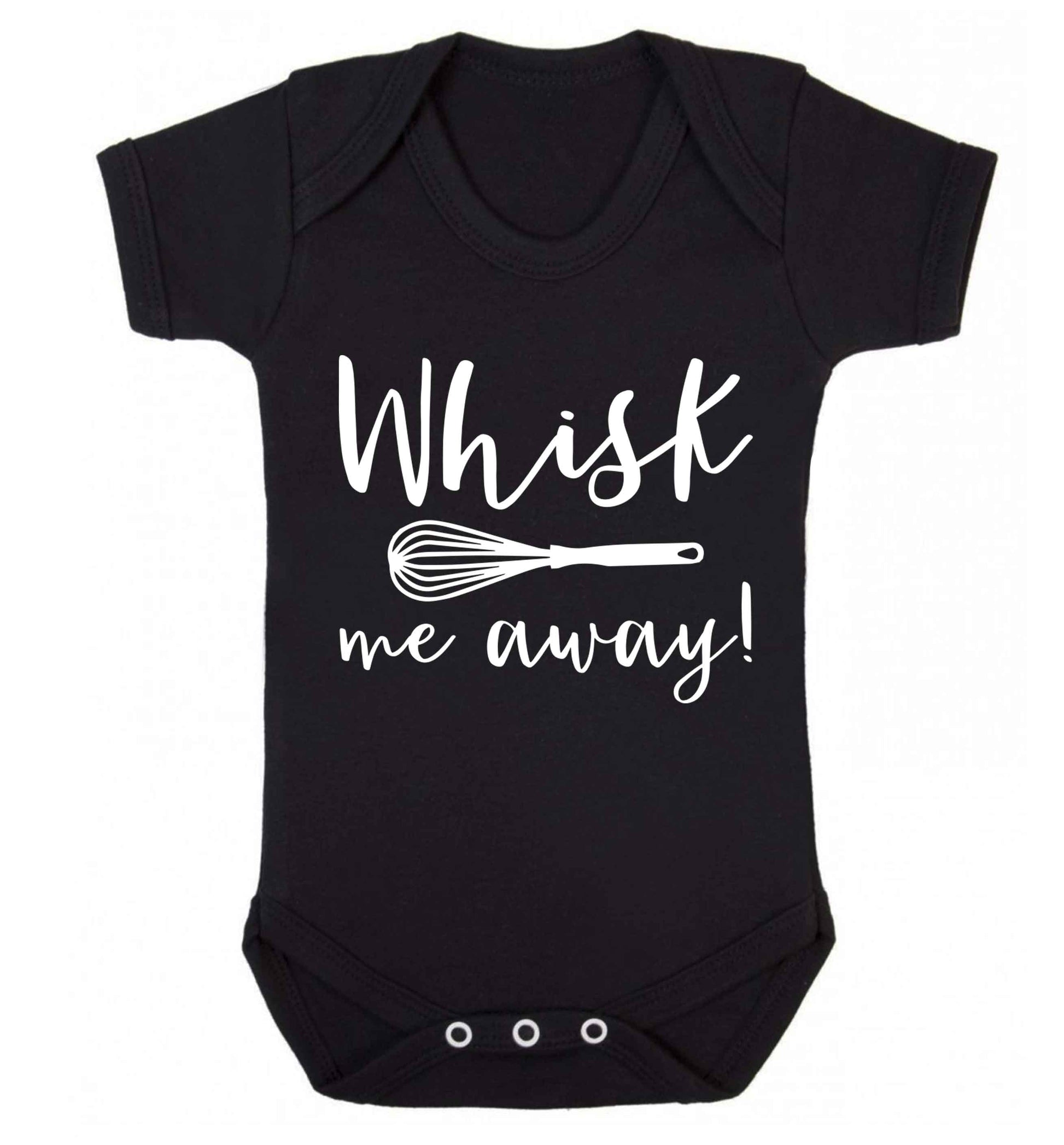 Whisk me away Baby Vest black 18-24 months