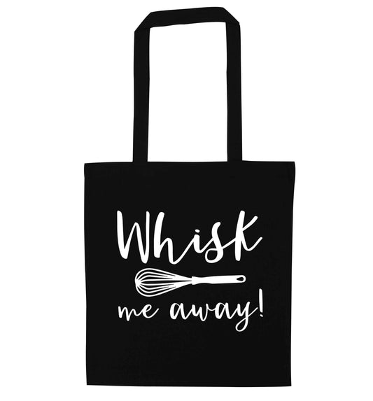 Whisk me away black tote bag