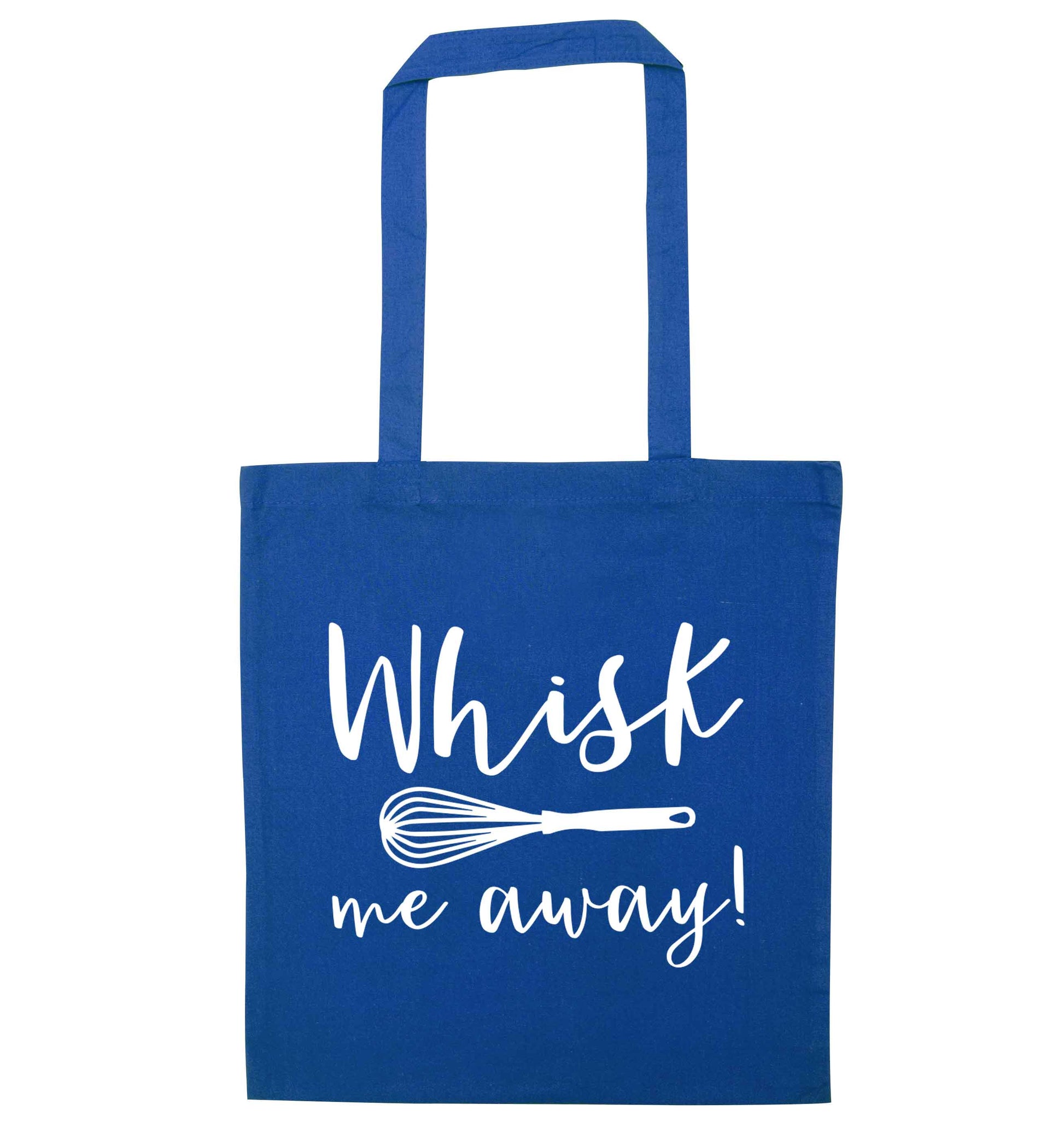 Whisk me away blue tote bag