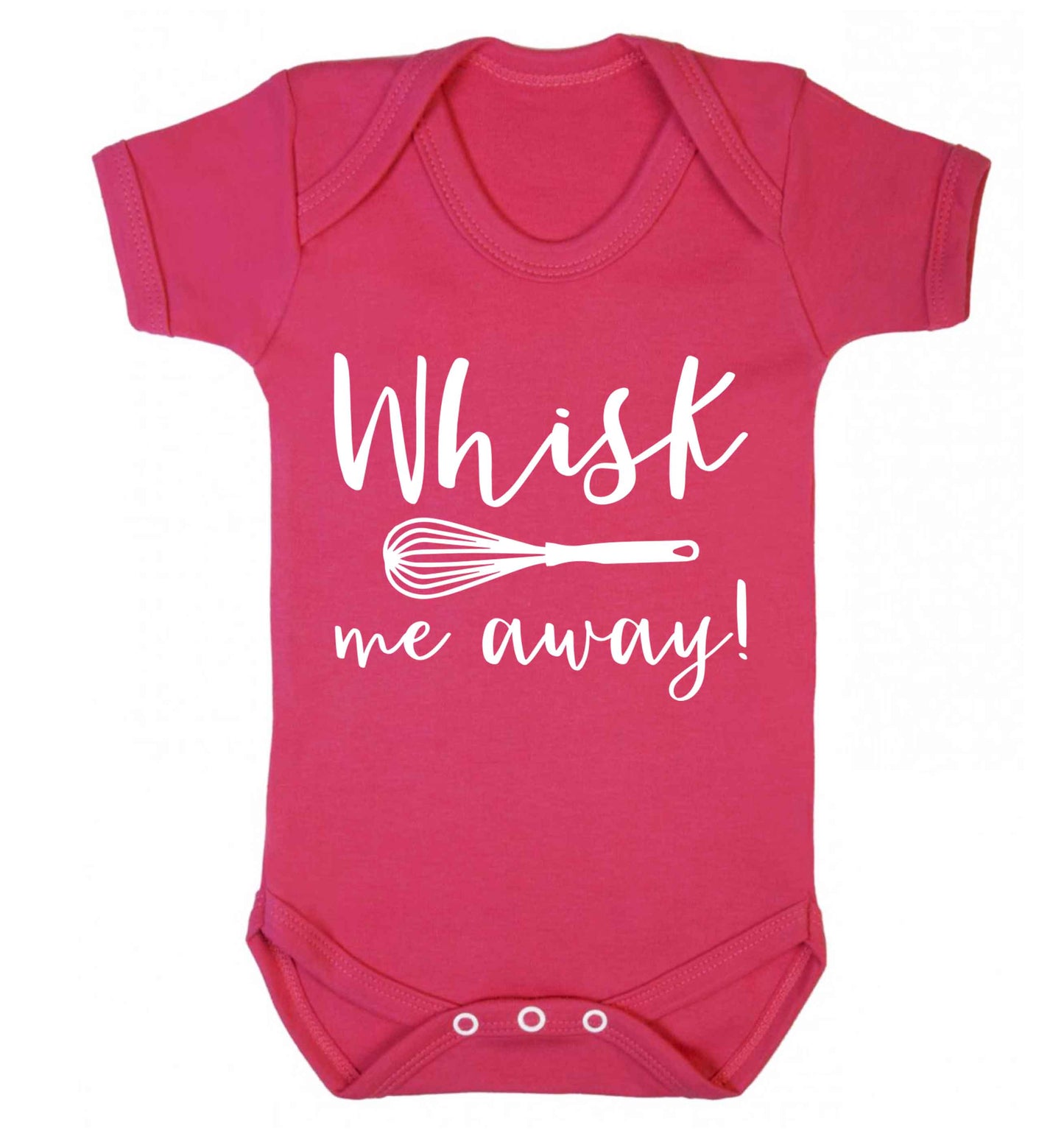 Whisk me away Baby Vest dark pink 18-24 months