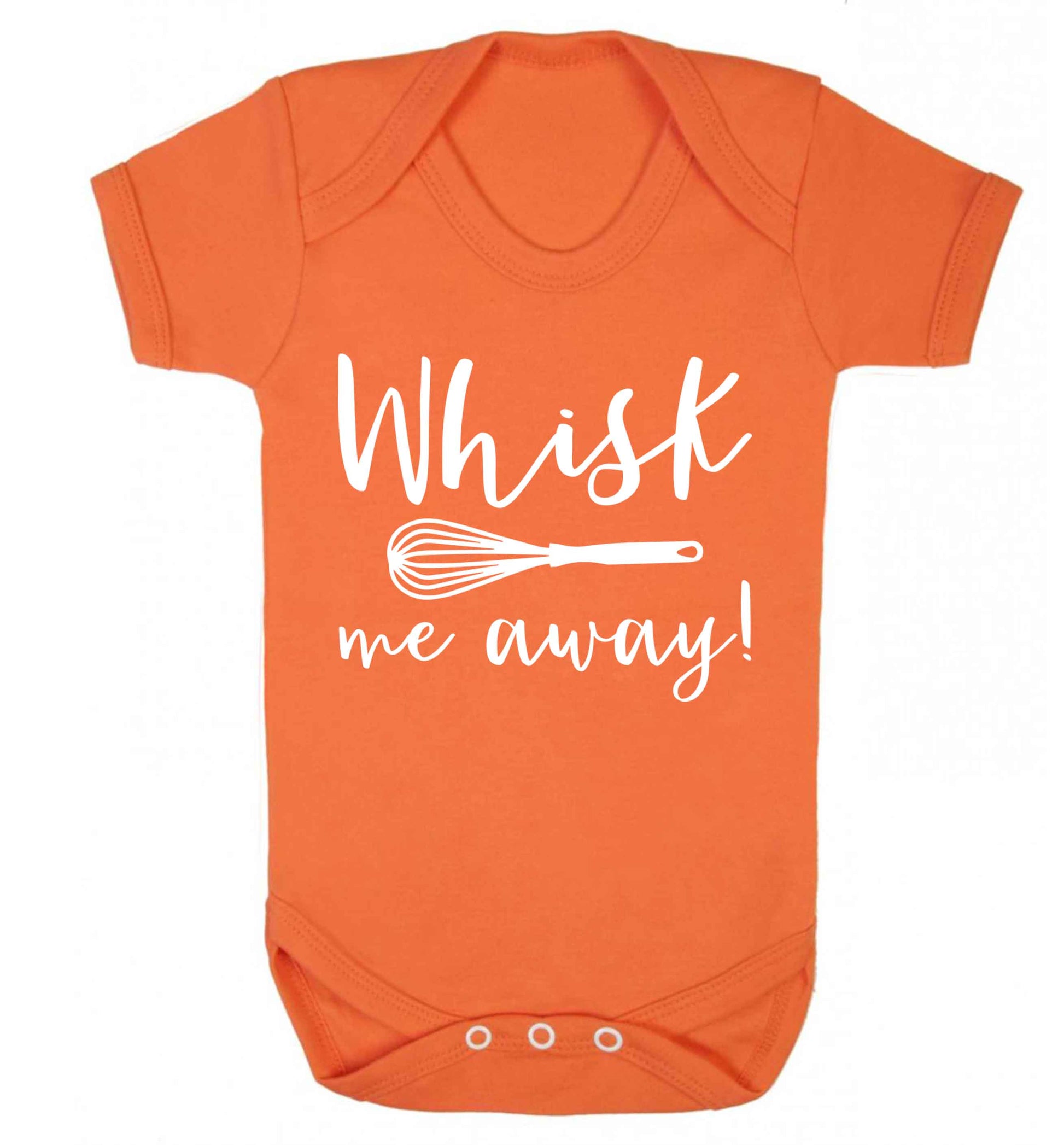 Whisk me away Baby Vest orange 18-24 months